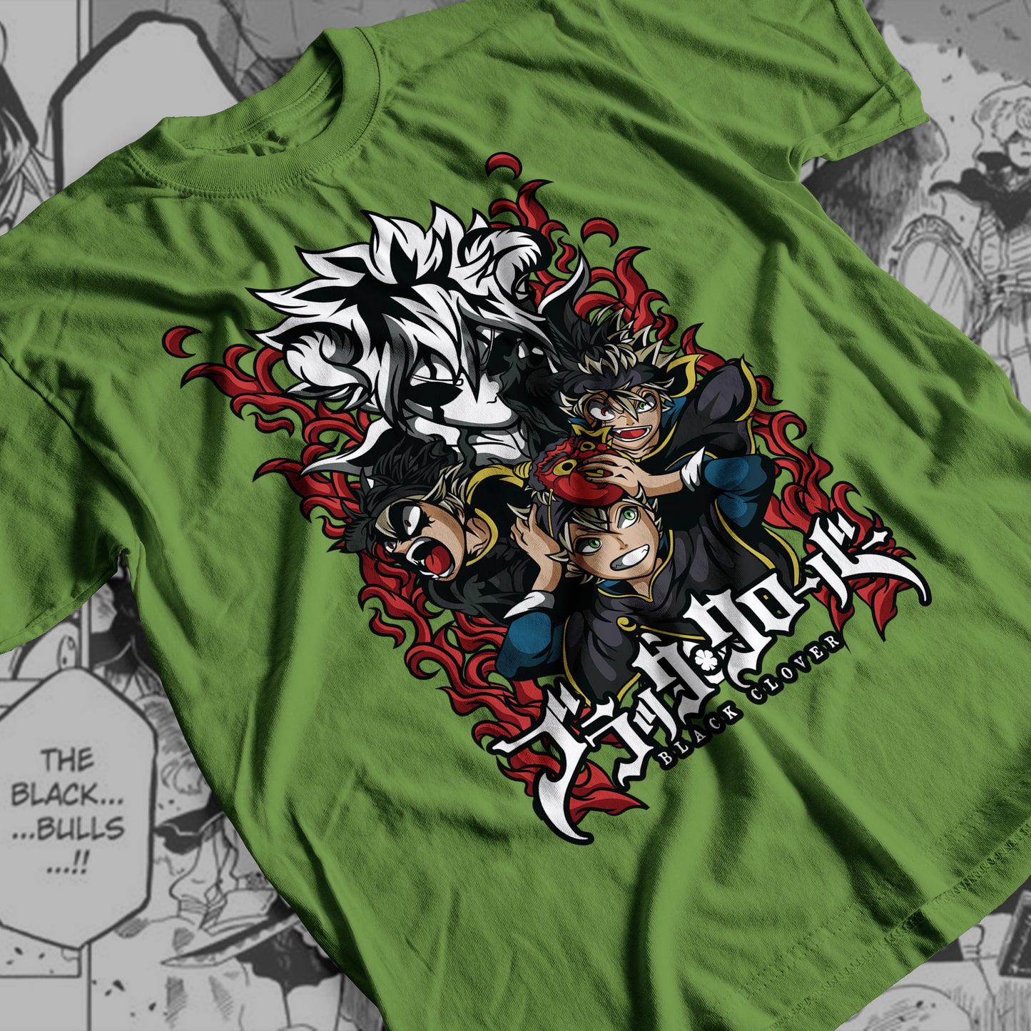 Black Clover Asta - Liebe 03 Premium Anime Design, High Quality DTF Print, 100% Cotton Shirt