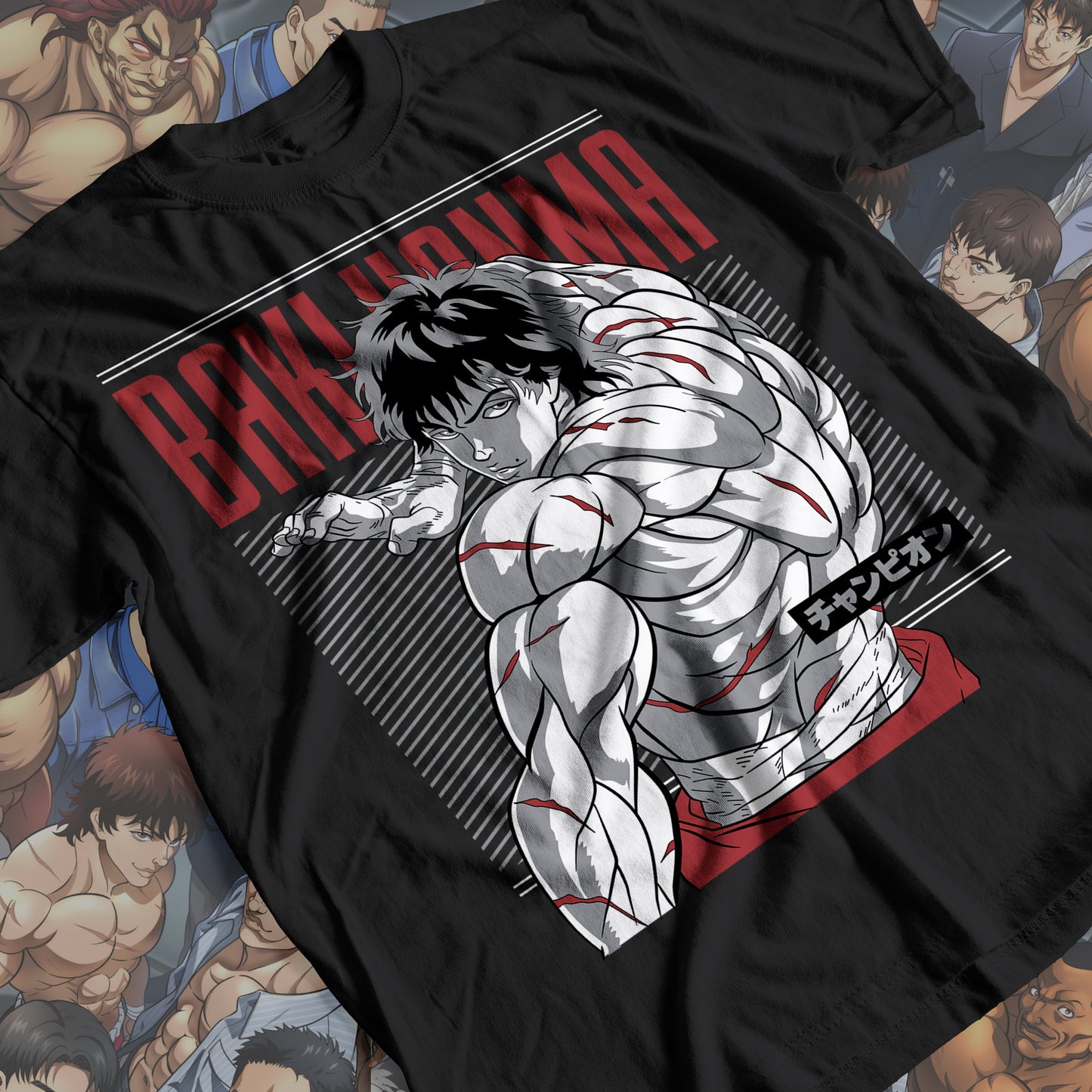 Baki the Grappler - Baki Hanma 04 Premium Anime Design, High Quality DTF Print, 100% Cotton Shirt