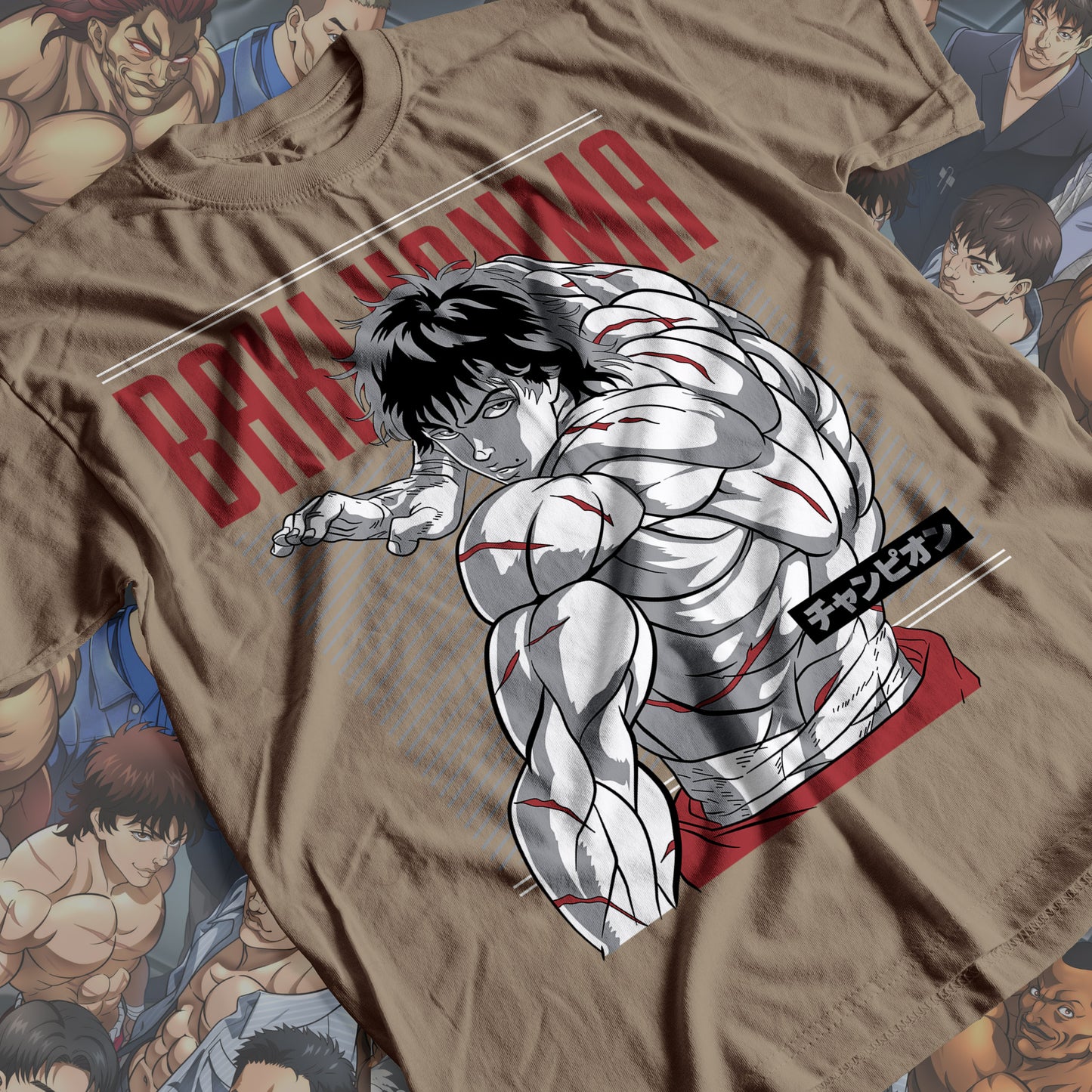 Baki the Grappler - Baki Hanma 04 Premium Anime Design, High Quality DTF Print, 100% Cotton Shirt