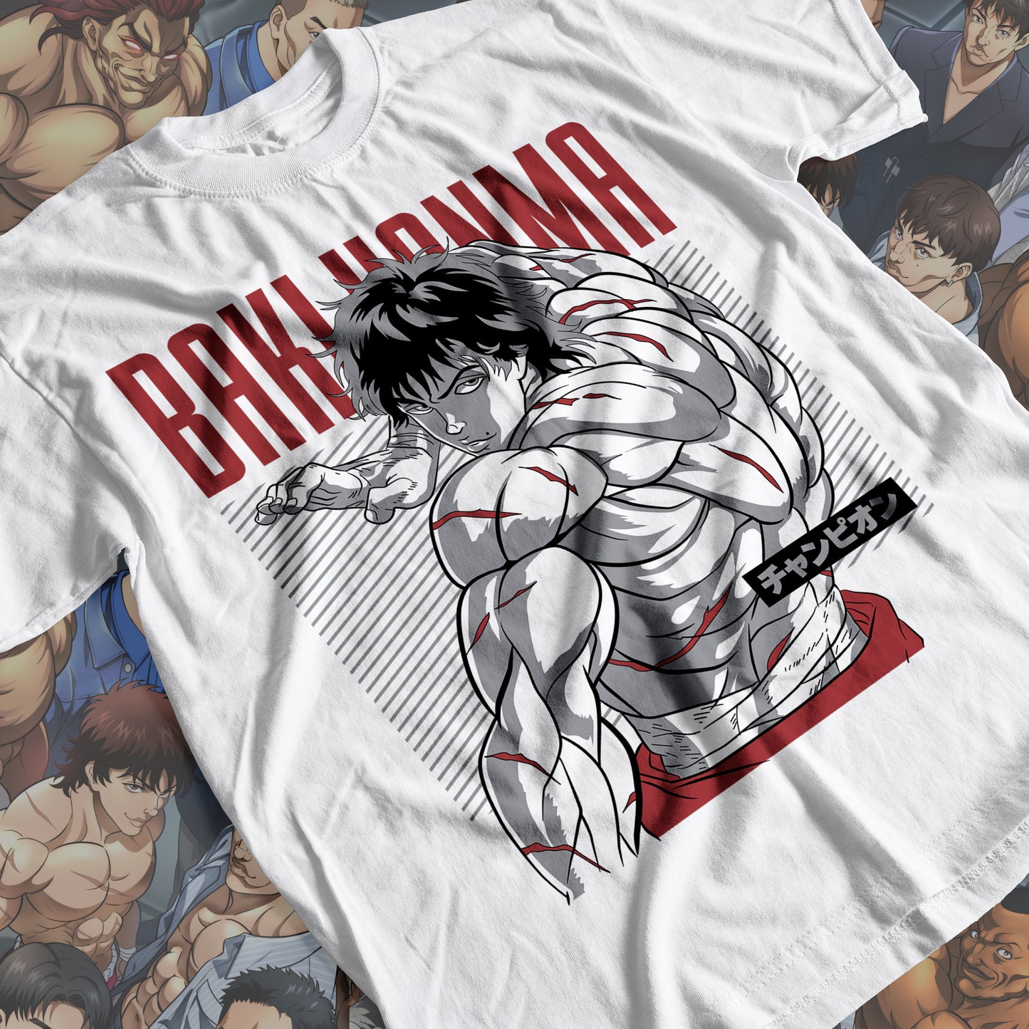 Baki the Grappler - Baki Hanma 04 Premium Anime Design, High Quality DTF Print, 100% Cotton Shirt