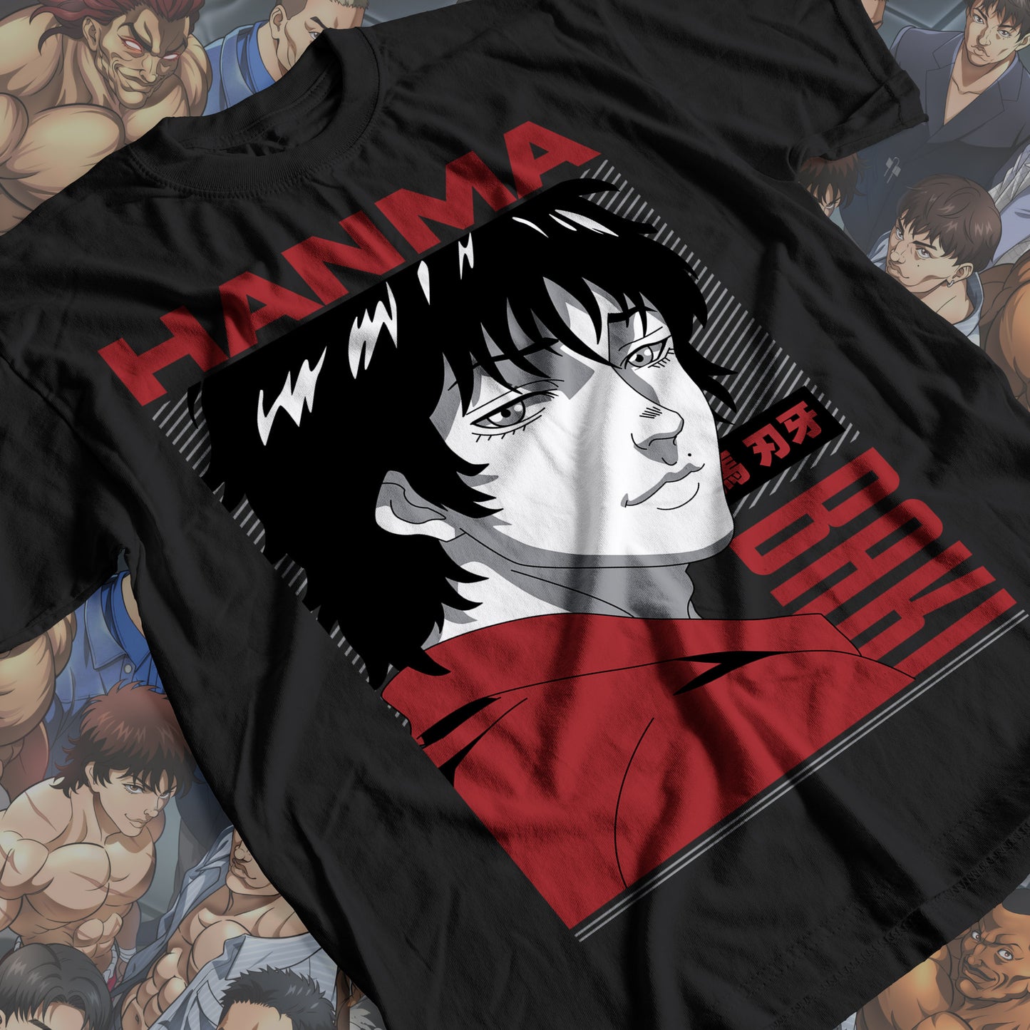 Baki the Grappler - Baki Hanma 05 Premium Anime Design, High Quality DTF Print, 100% Cotton Shirt