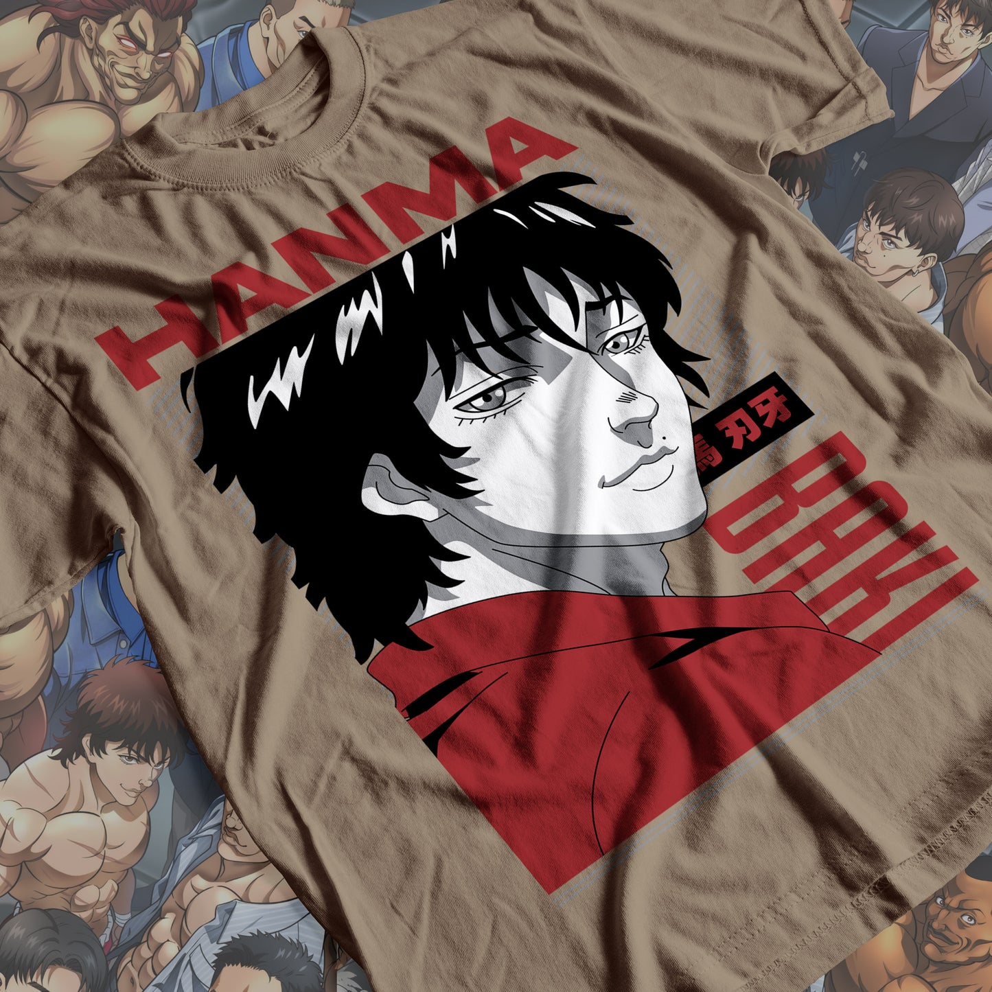 Baki the Grappler - Baki Hanma 05 Premium Anime Design, High Quality DTF Print, 100% Cotton Shirt