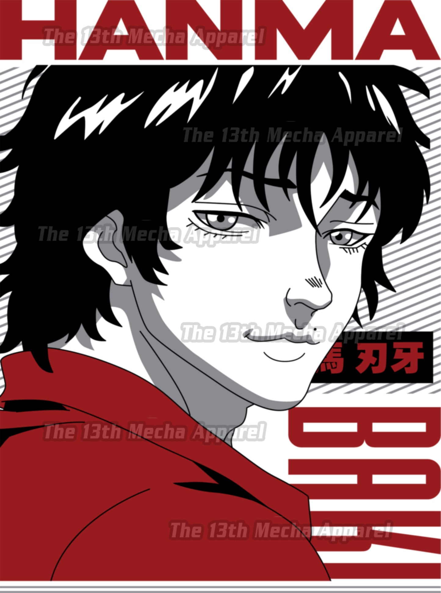 Baki the Grappler - Baki Hanma 05 Premium Anime Design, High Quality DTF Print, 100% Cotton Shirt