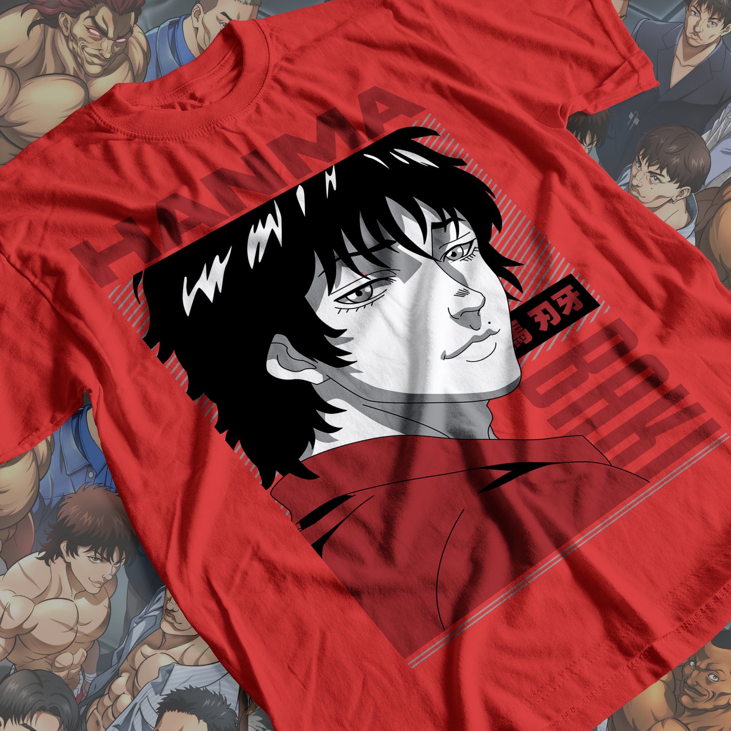 Baki the Grappler - Baki Hanma 05 Premium Anime Design, High Quality DTF Print, 100% Cotton Shirt