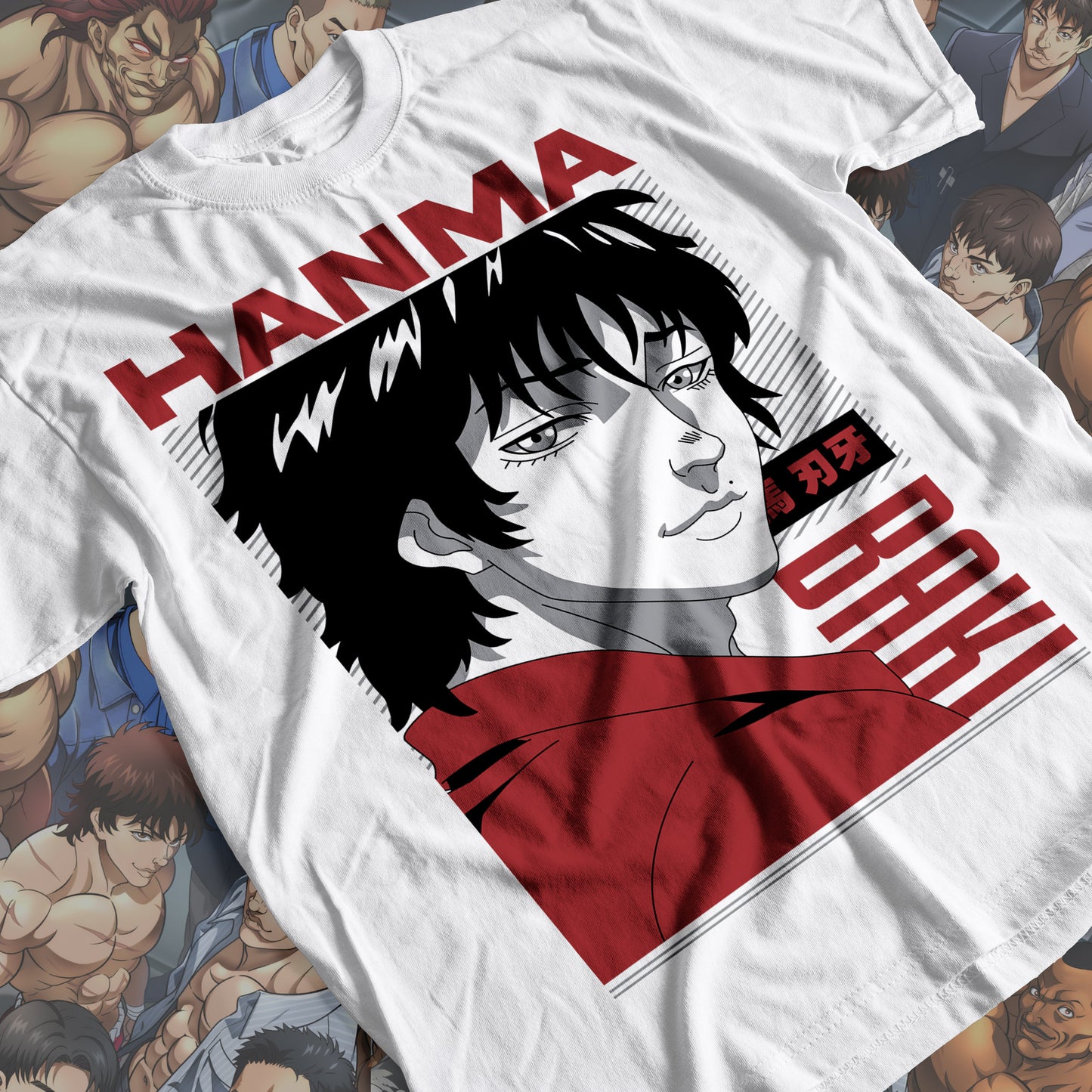 Baki the Grappler - Baki Hanma 05 Premium Anime Design, High Quality DTF Print, 100% Cotton Shirt