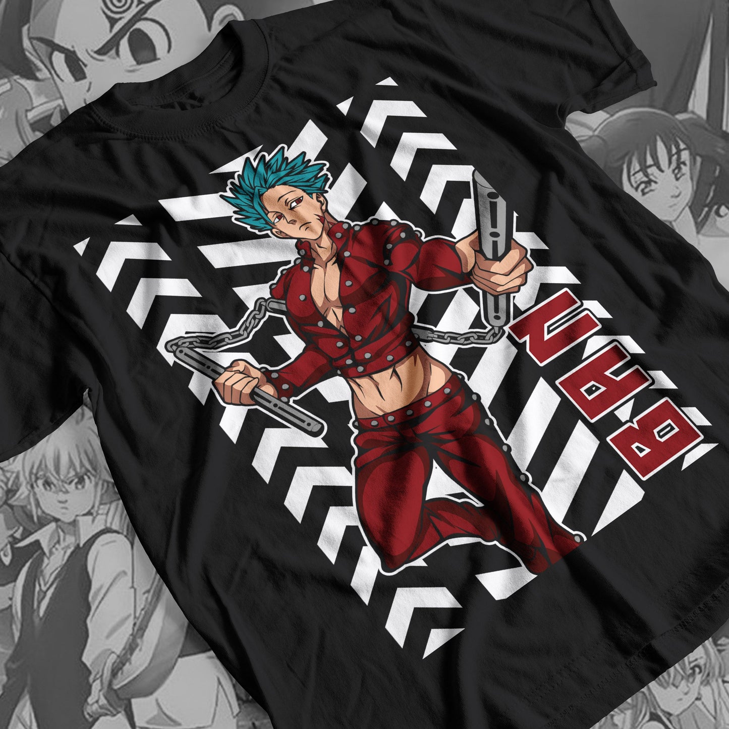 7 Deadly Sins Fox Sin of Greed - Ban 03 Premium Anime Design, High Quality DTF Print, 100% Cotton Shirt