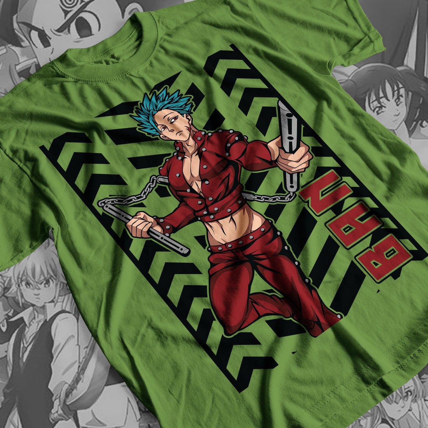 7 Deadly Sins Fox Sin of Greed - Ban 03 Premium Anime Design, High Quality DTF Print, 100% Cotton Shirt