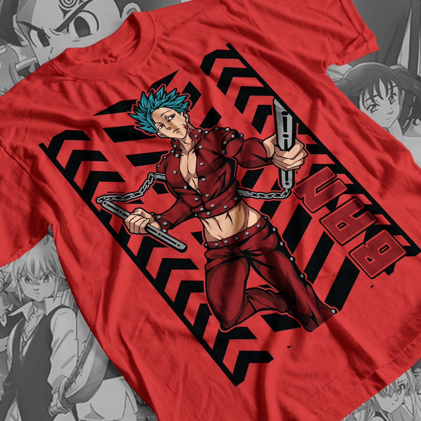 7 Deadly Sins Fox Sin of Greed - Ban 03 Premium Anime Design, High Quality DTF Print, 100% Cotton Shirt