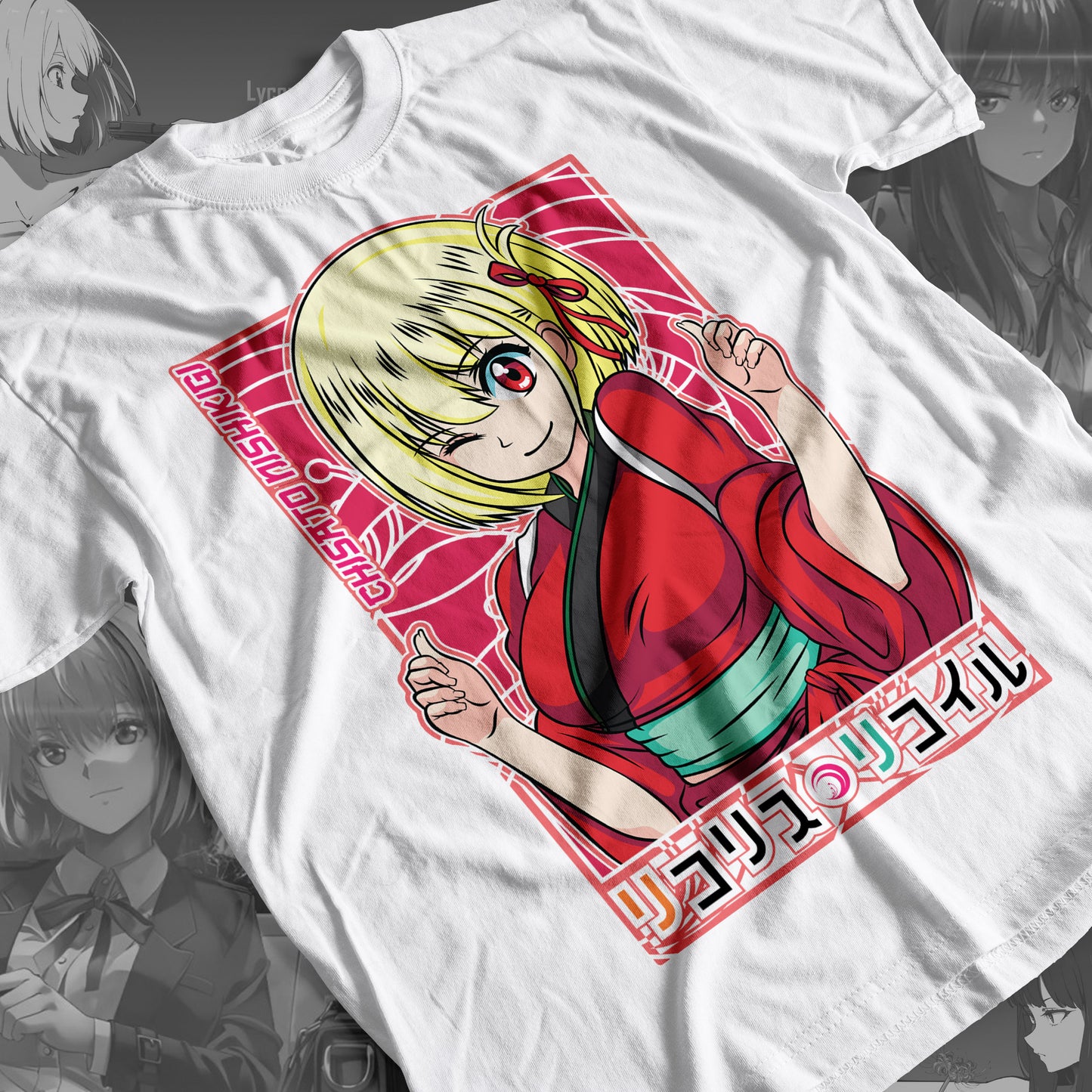 Lycoris Recoil - Chisato 03 Premium Anime Design, High Quality DTF Print, 100% Cotton Shirt