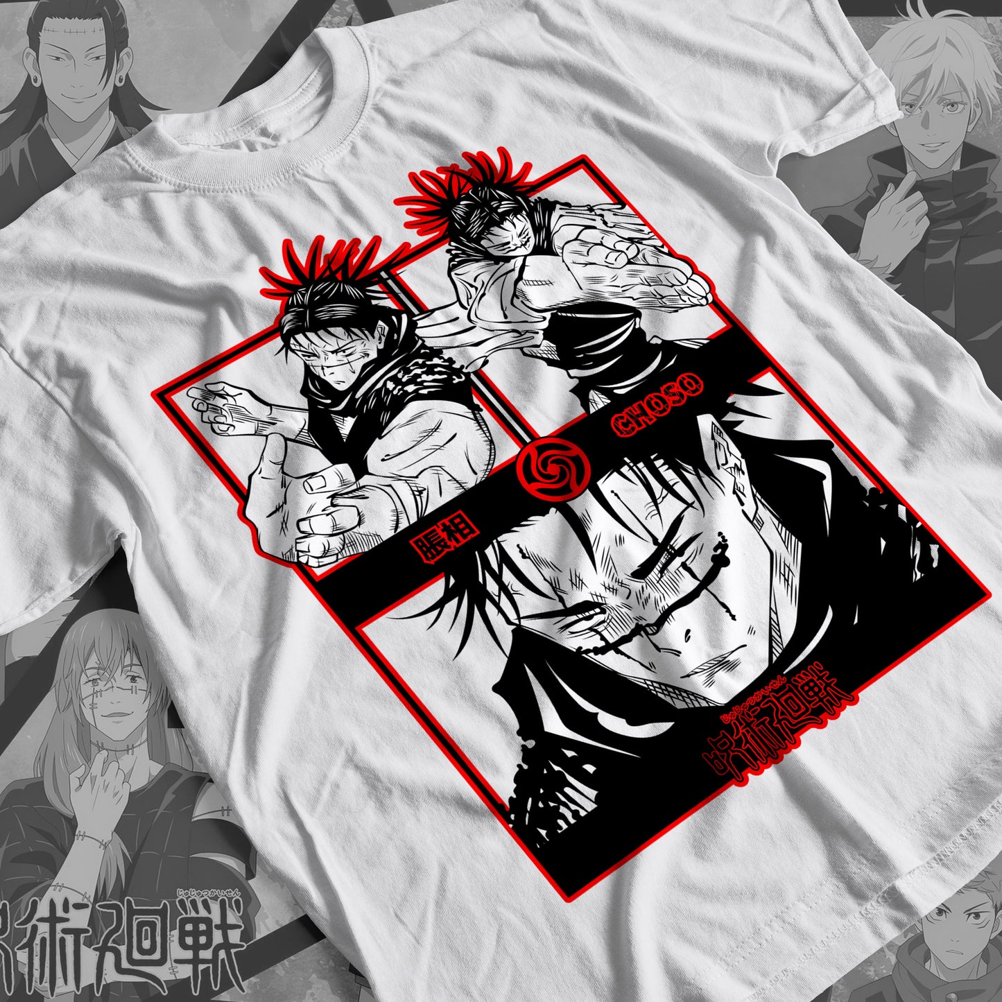 Jujutsu Kaisen - Choso 03 Premium Anime Design, High Quality DTF Print, 100% Cotton Shirt
