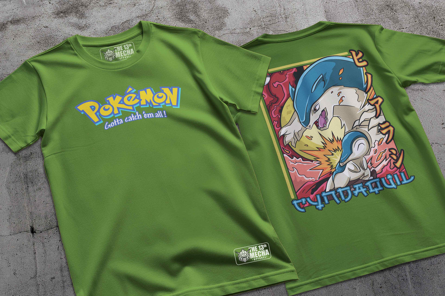 Pokemon - Cyndaquil 01 Premium Anime Design, High Quality DTF Print, 100% Cotton Shirt