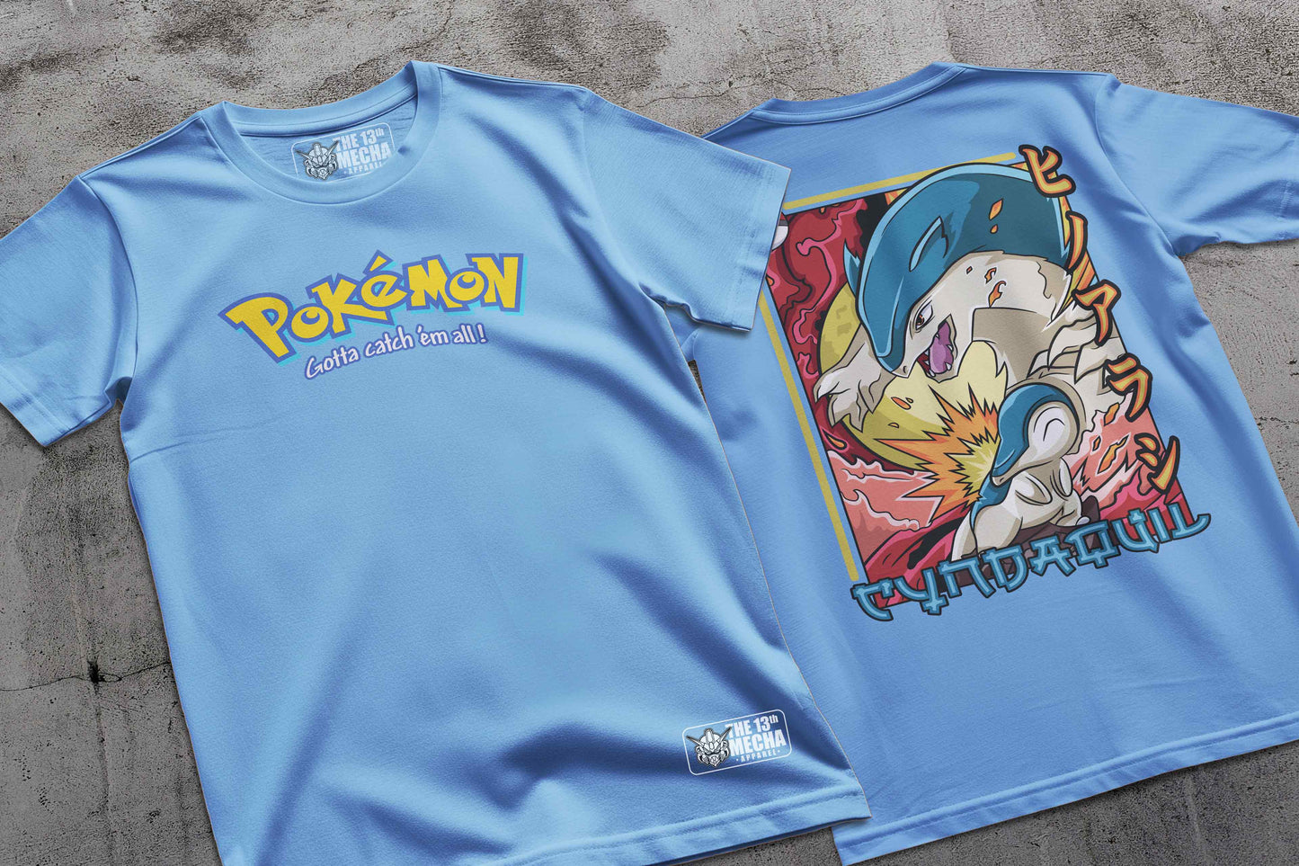 Pokemon - Cyndaquil 01 Premium Anime Design, High Quality DTF Print, 100% Cotton Shirt