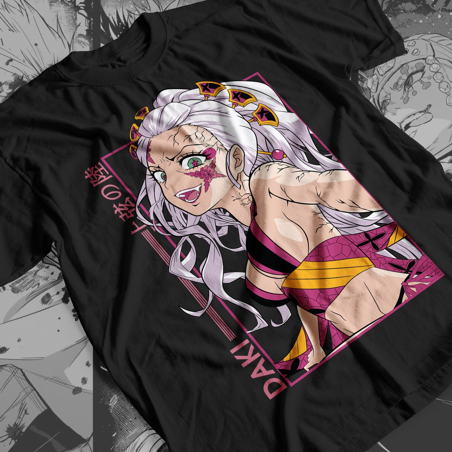 Demon Slayer - Daki 02 Premium Anime Design, High Quality DTF Print, 100% Cotton Shirt