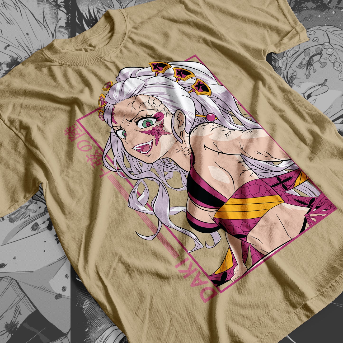 Demon Slayer - Daki 02 Premium Anime Design, High Quality DTF Print, 100% Cotton Shirt