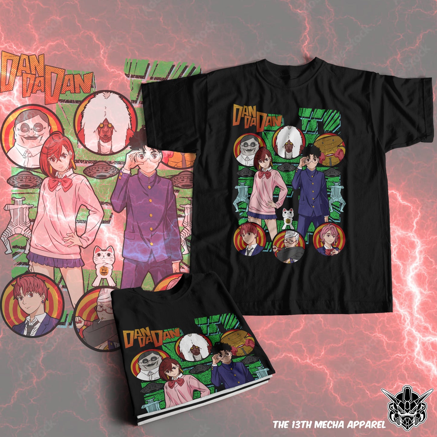 Dandadan 03 Premium Anime Design, High Quality DTF Print, 100% Cotton Shirt