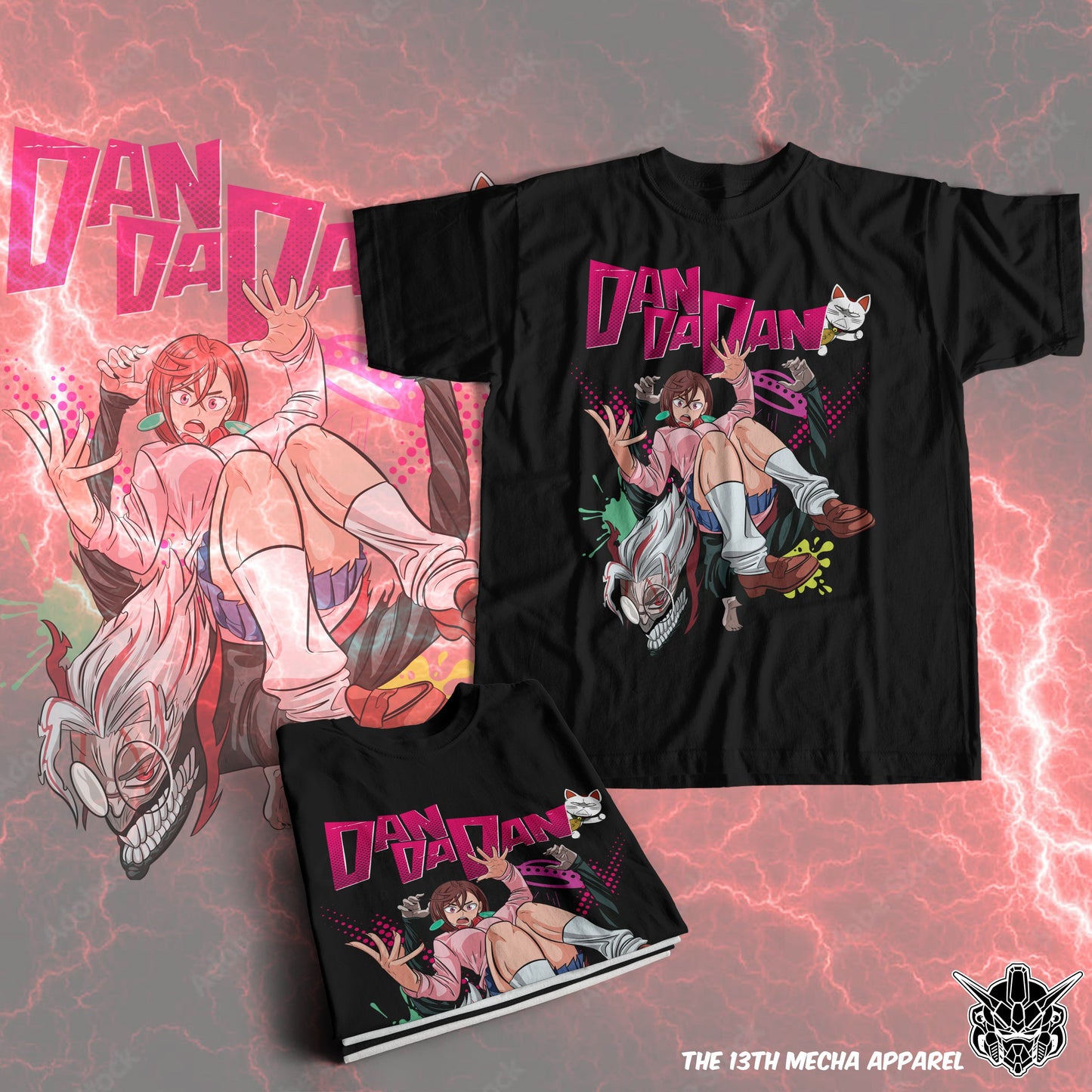 Dandadan 04 Premium Anime Design, High Quality DTF Print, 100% Cotton Shirt