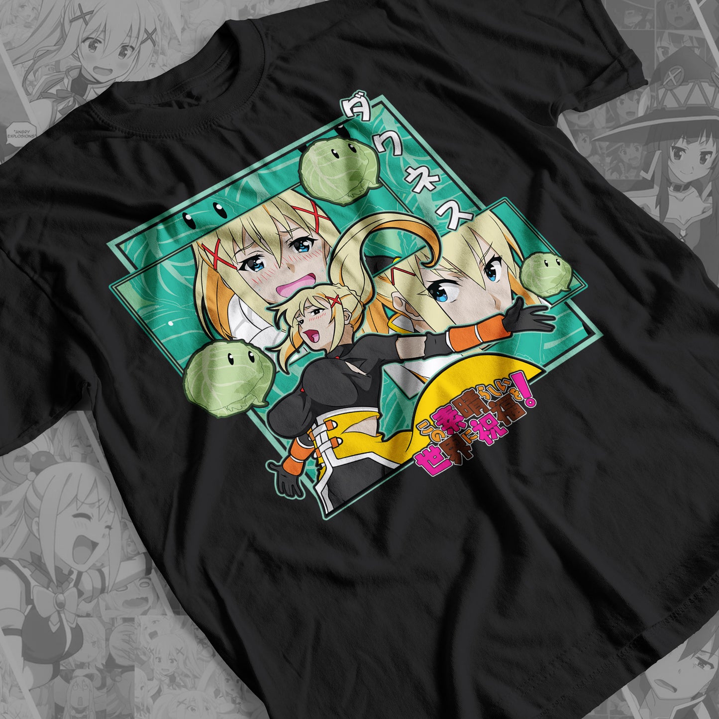 KonoSuba - Darkness 01 Premium Anime Design, High Quality DTF Print, 100% Cotton Shirt