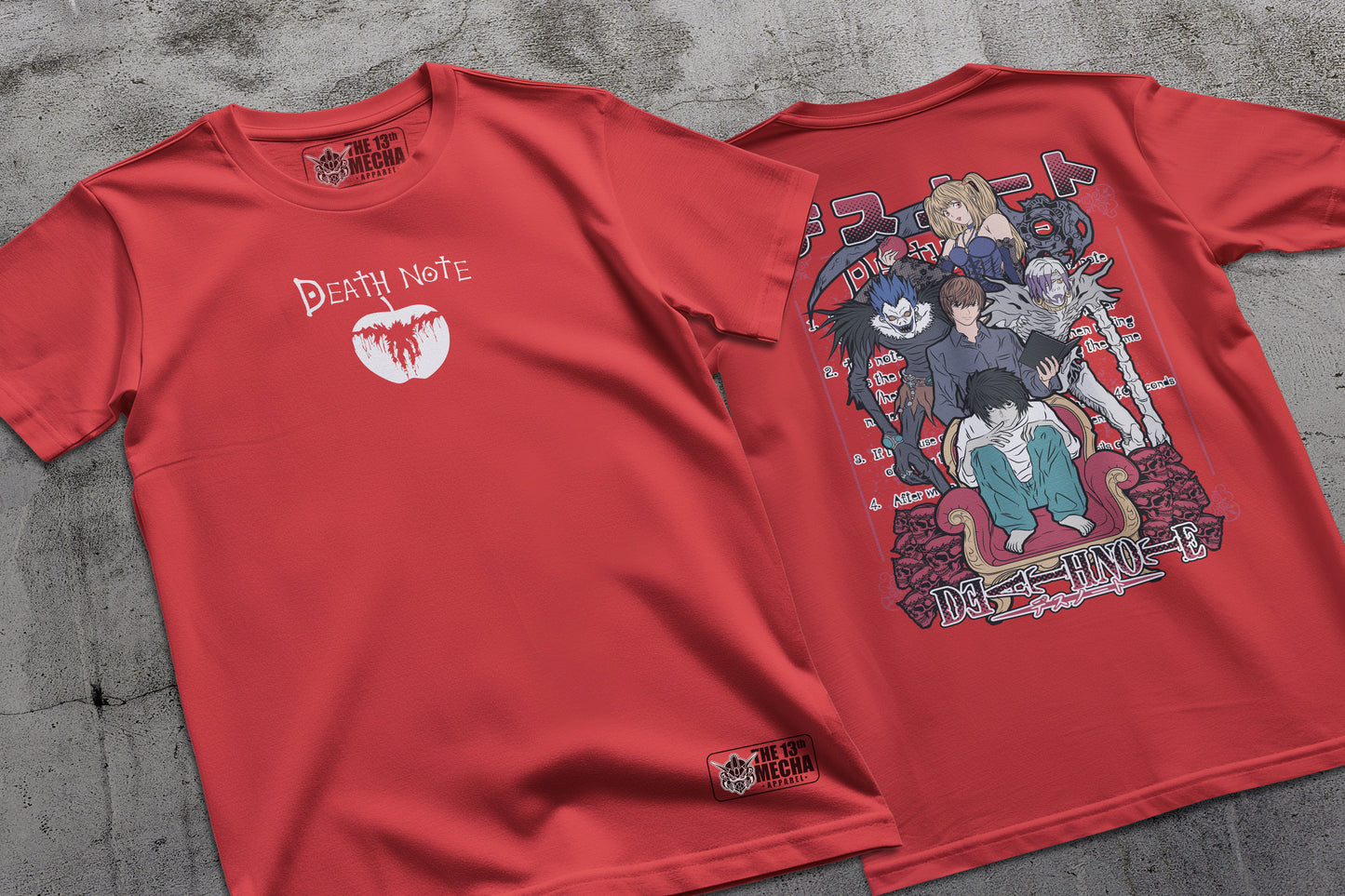 Death Note 01 Premium Anime Design, High Quality DTF Print, 100% Cotton Shirt