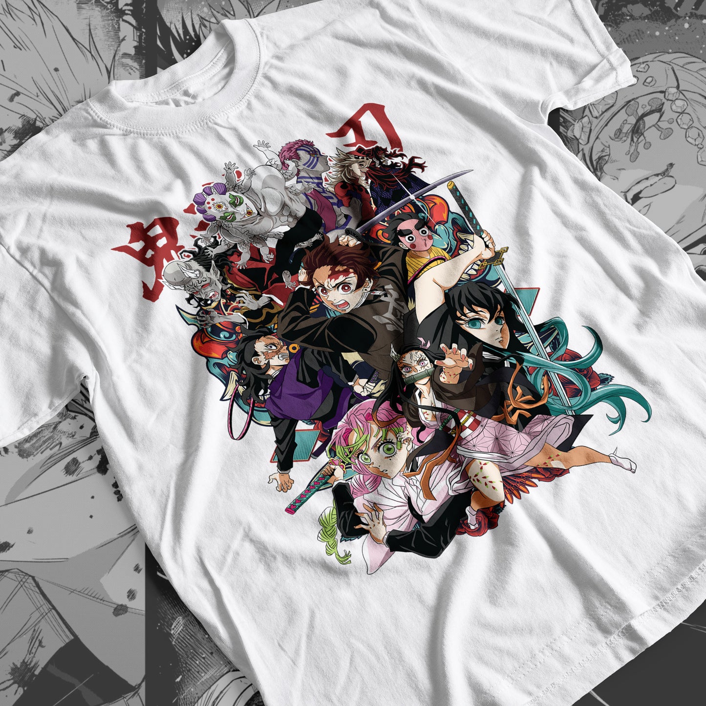 Demon Slayer - Swordsmith Arc 01 Premium Anime Design, High Quality DTF Print, 100% Cotton Shirt