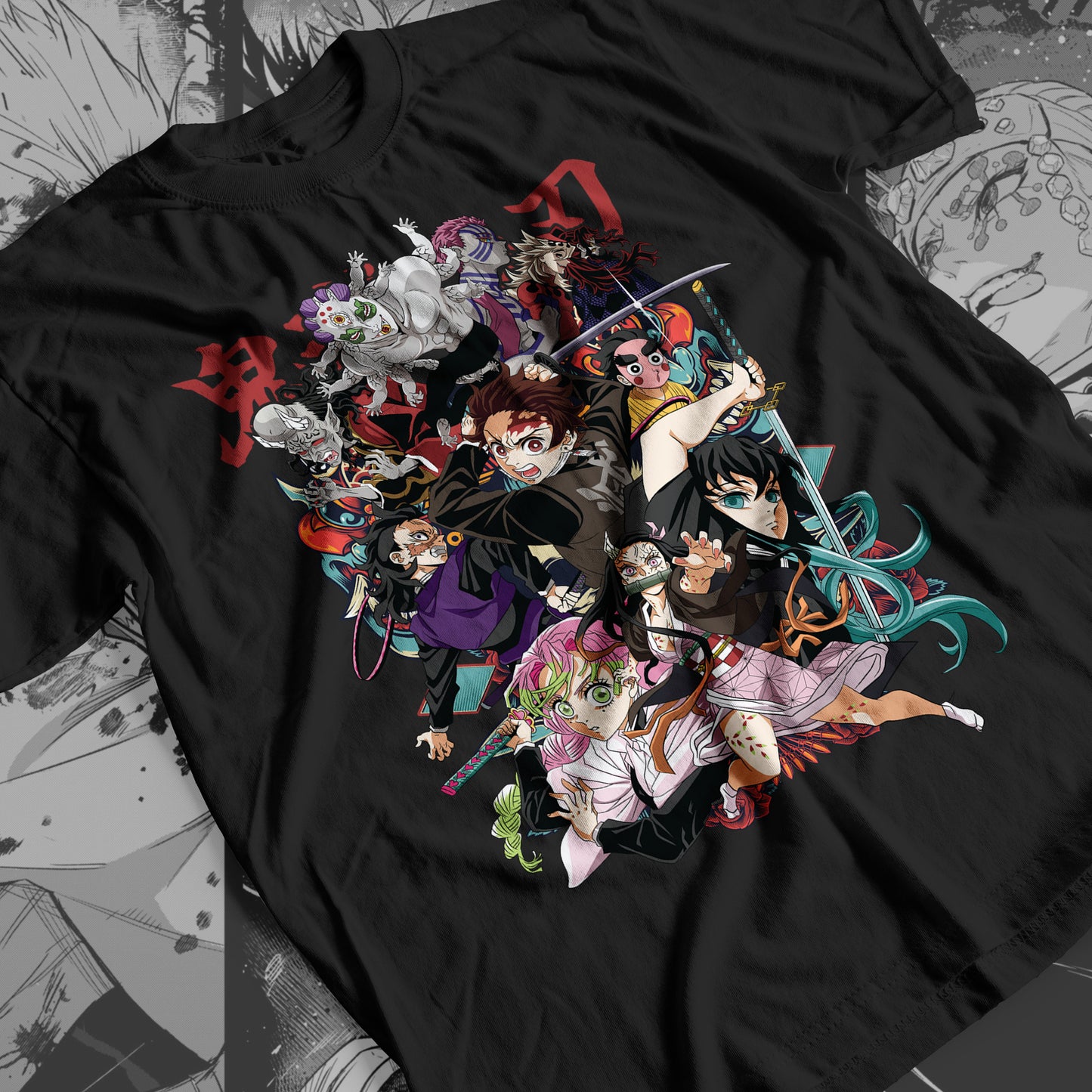 Demon Slayer - Swordsmith Arc 01 Premium Anime Design, High Quality DTF Print, 100% Cotton Shirt
