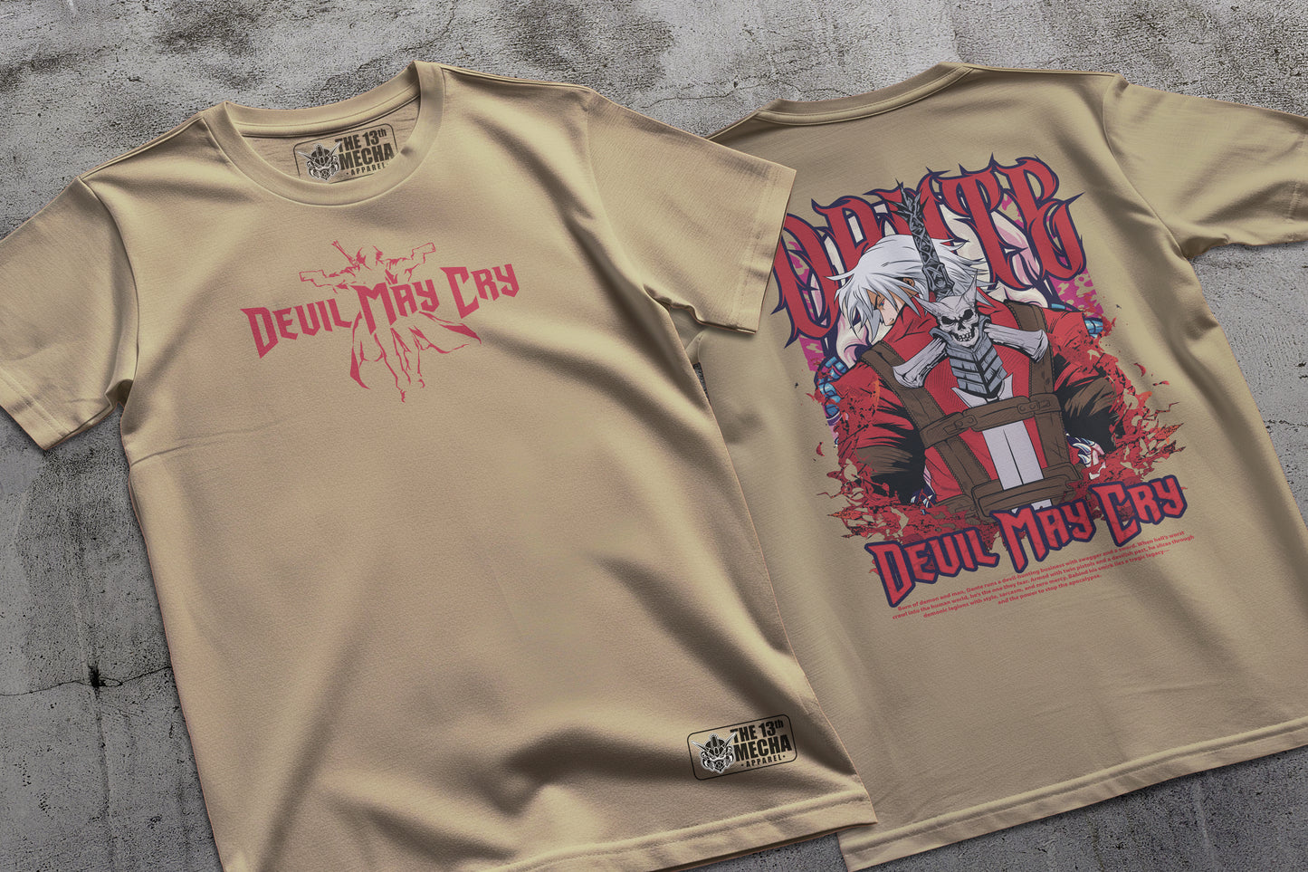 Devil May Cry - Dante 02 Premium Anime Design, High Quality DTF Print, 100% Cotton Shirt