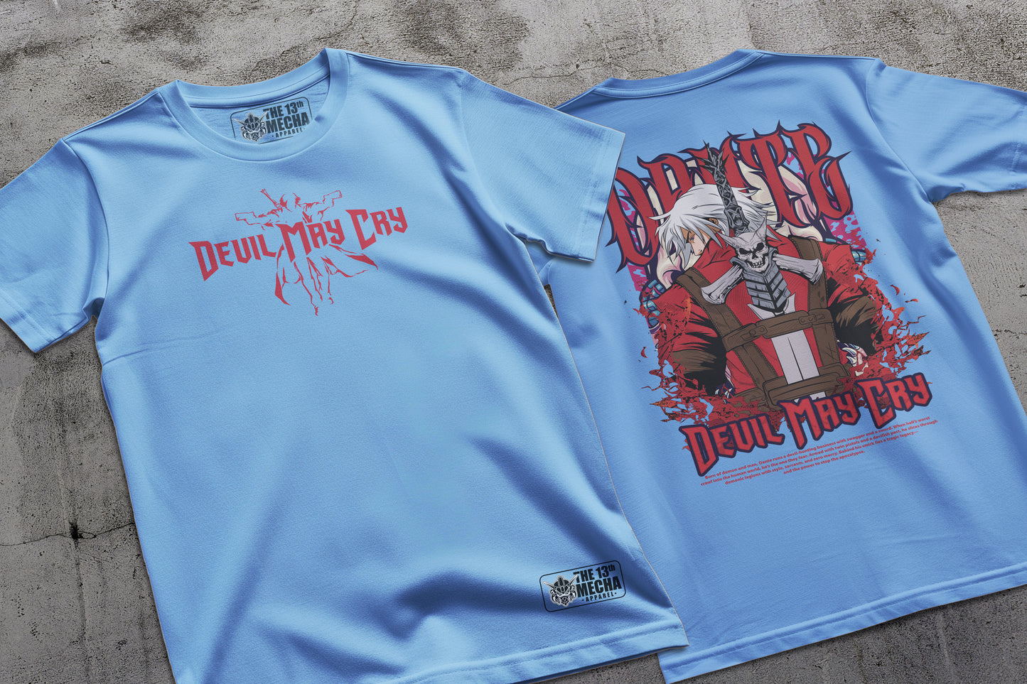 Devil May Cry - Dante 02 Premium Anime Design, High Quality DTF Print, 100% Cotton Shirt