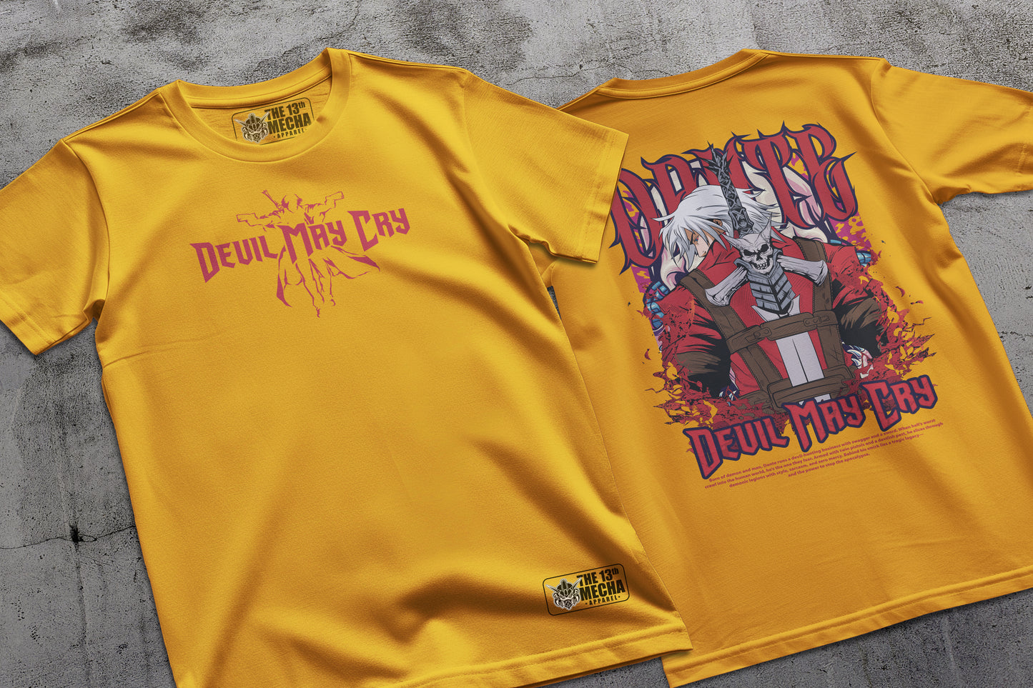Devil May Cry - Dante 02 Premium Anime Design, High Quality DTF Print, 100% Cotton Shirt