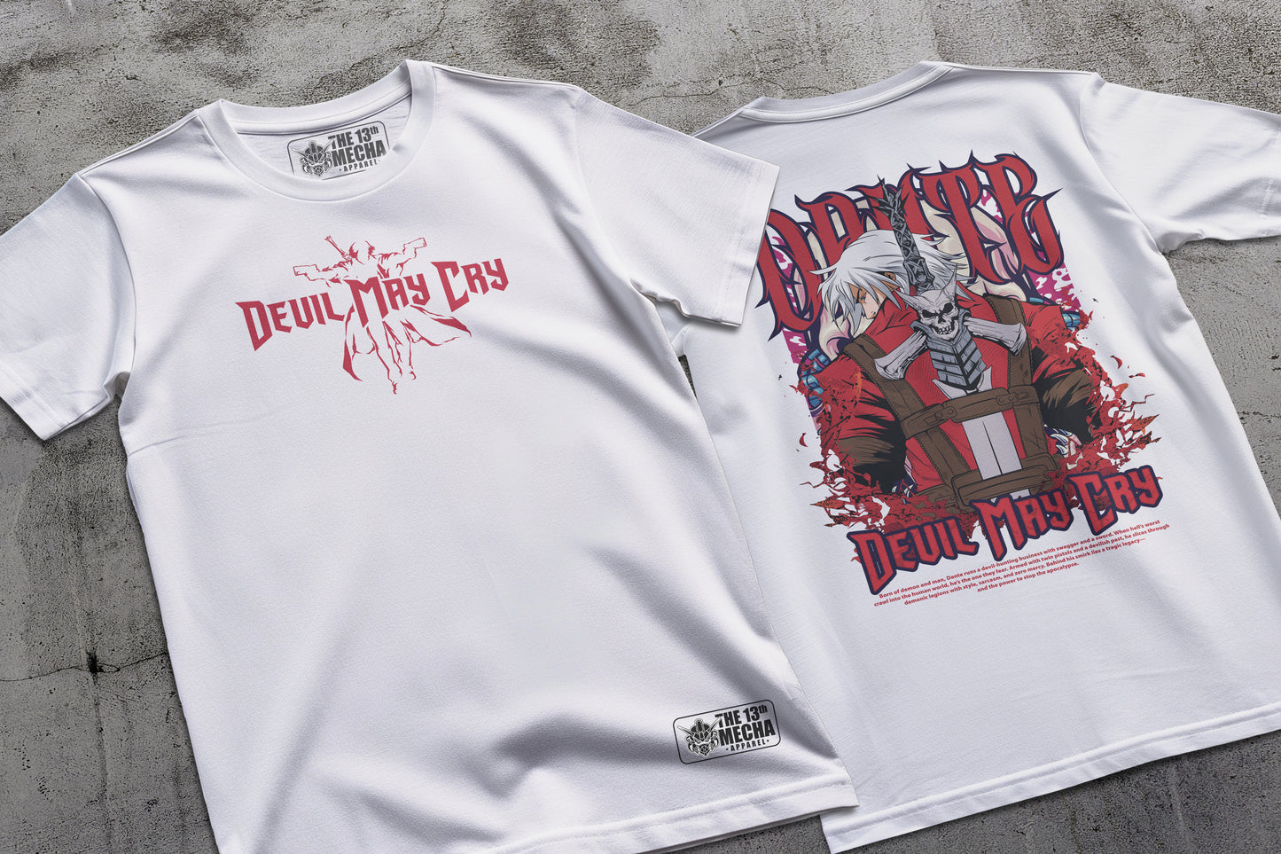 Devil May Cry - Dante 02 Premium Anime Design, High Quality DTF Print, 100% Cotton Shirt
