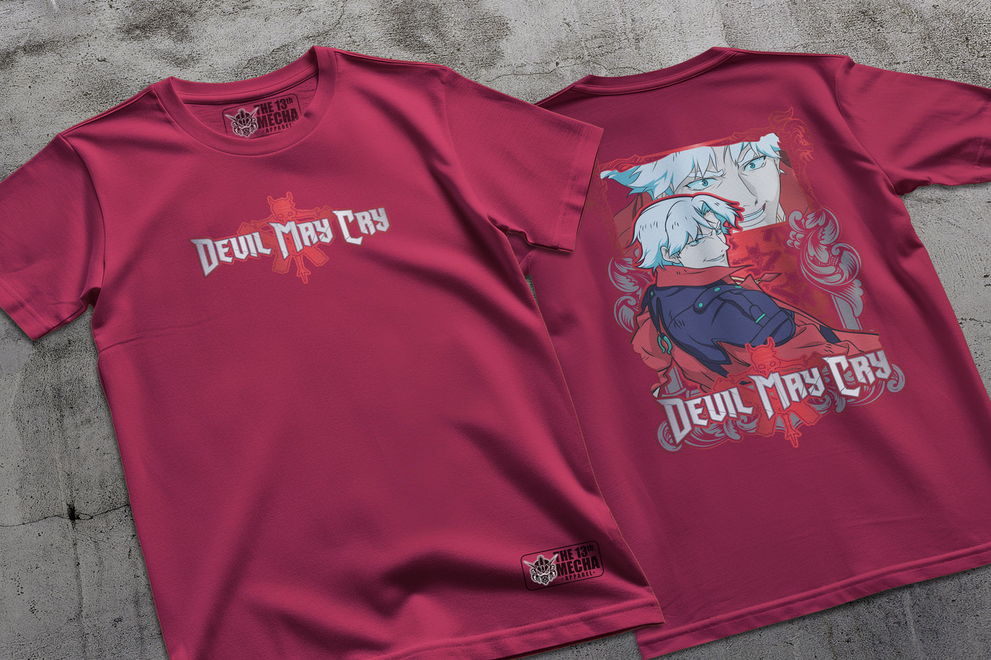 Devil May Cry - Dante 03 Premium Anime Design, High Quality DTF Print, 100% Cotton Shirt