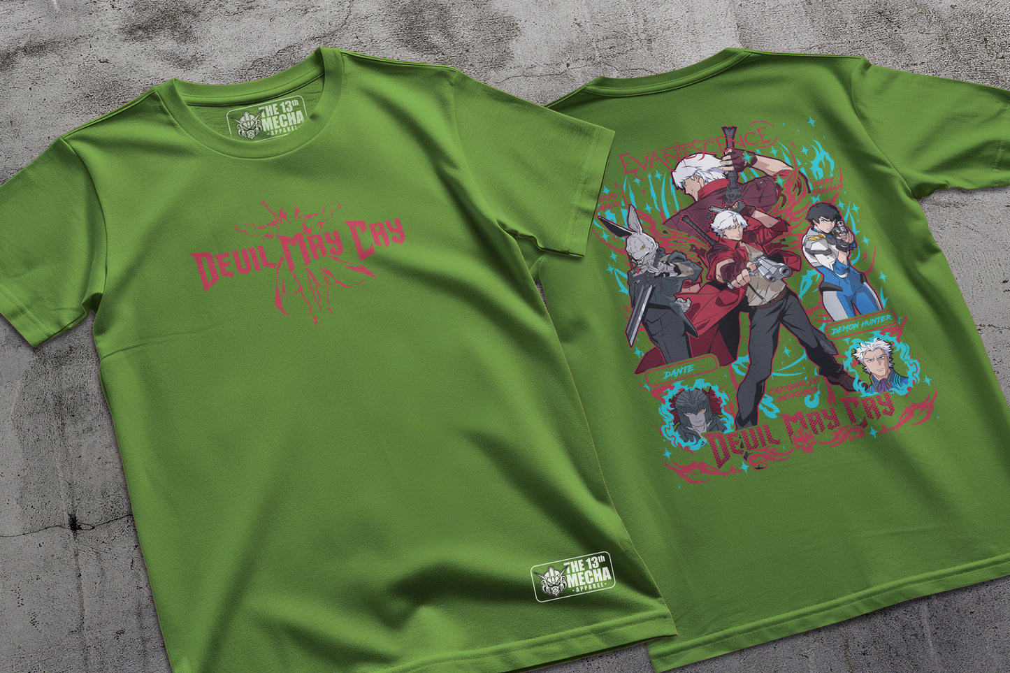 Devil May Cry - Dante 01 Premium Anime Design, High Quality DTF Print, 100% Cotton Shirt