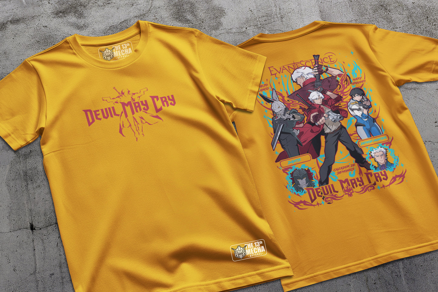 Devil May Cry - Dante 01 Premium Anime Design, High Quality DTF Print, 100% Cotton Shirt