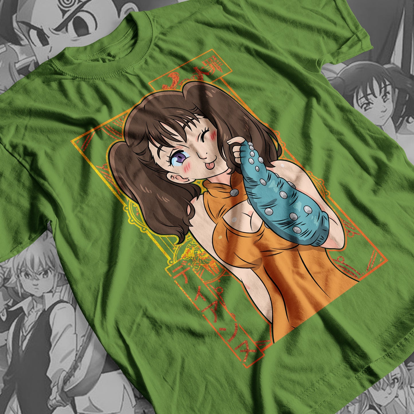 7 Deadly Sins Serpent Sin of Envy - Diane 01 Premium Anime Design, High Quality DTF Print, 100% Cotton Shirt