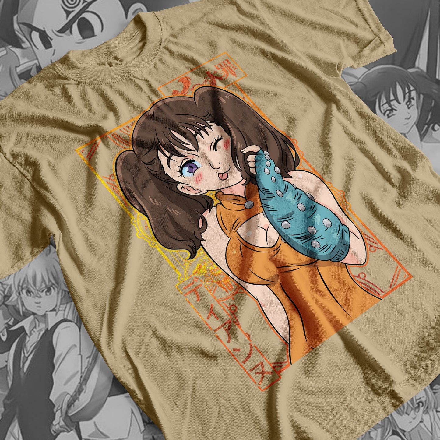 7 Deadly Sins Serpent Sin of Envy - Diane 01 Premium Anime Design, High Quality DTF Print, 100% Cotton Shirt