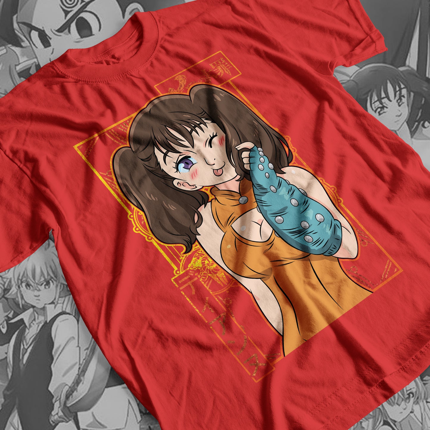 7 Deadly Sins Serpent Sin of Envy - Diane 01 Premium Anime Design, High Quality DTF Print, 100% Cotton Shirt