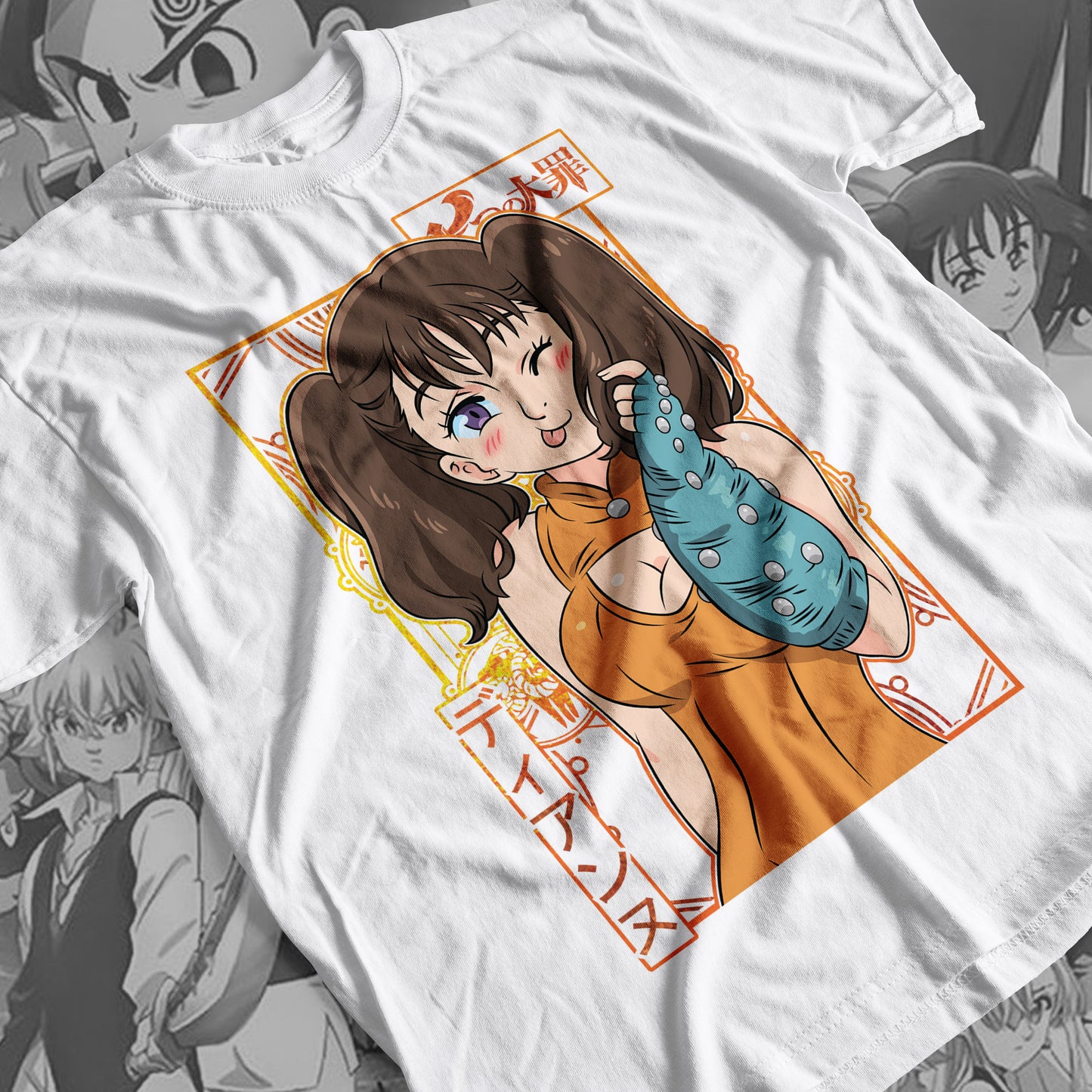 7 Deadly Sins Serpent Sin of Envy - Diane 01 Premium Anime Design, High Quality DTF Print, 100% Cotton Shirt