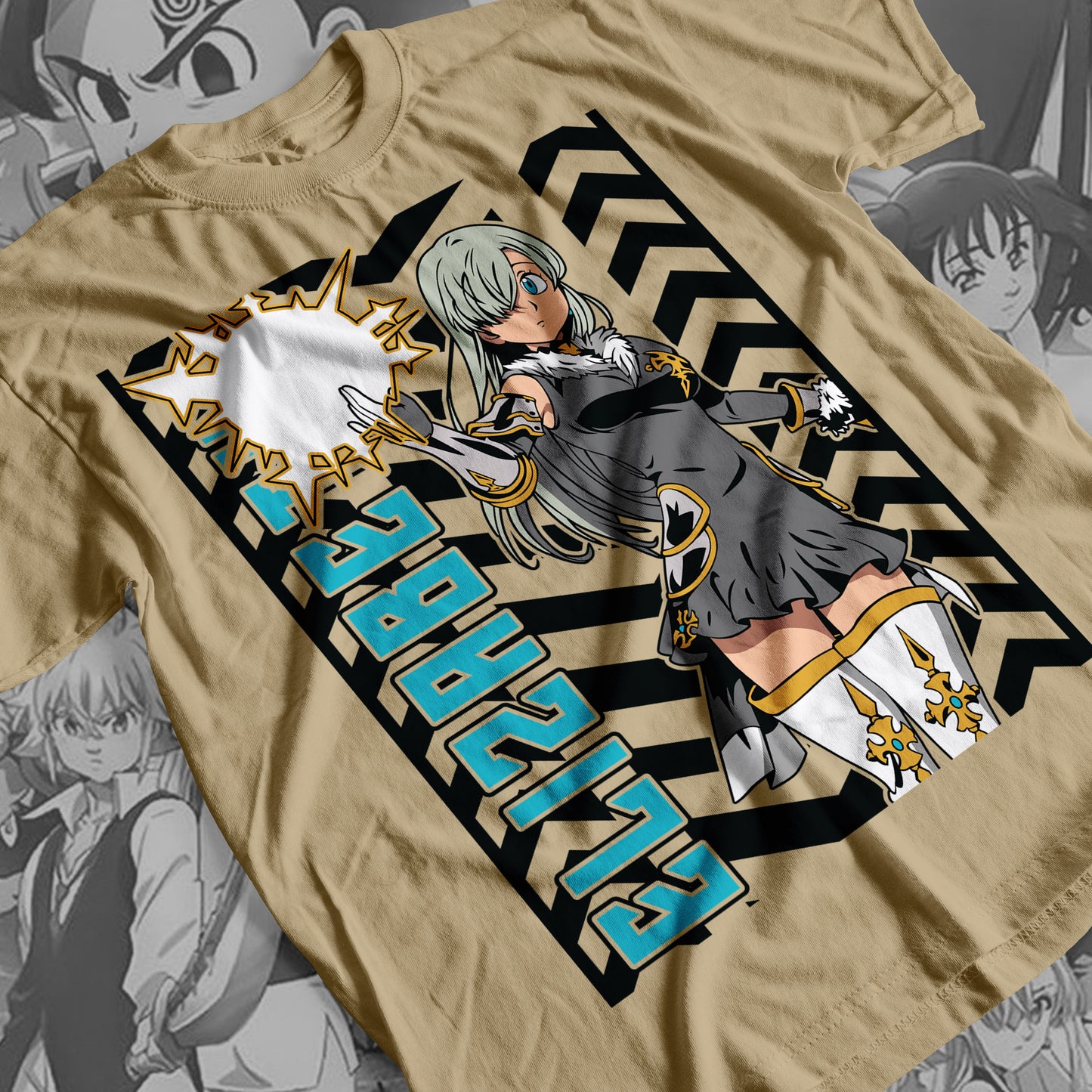 7 Deadly Sins Goddess - Elizabeth Liones 03 Premium Anime Design, High Quality DTF Print, 100% Cotton Shirt
