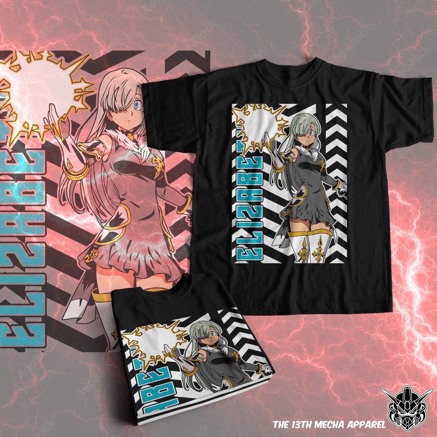 7 Deadly Sins Goddess - Elizabeth Liones 03 Premium Anime Design, High Quality DTF Print, 100% Cotton Shirt