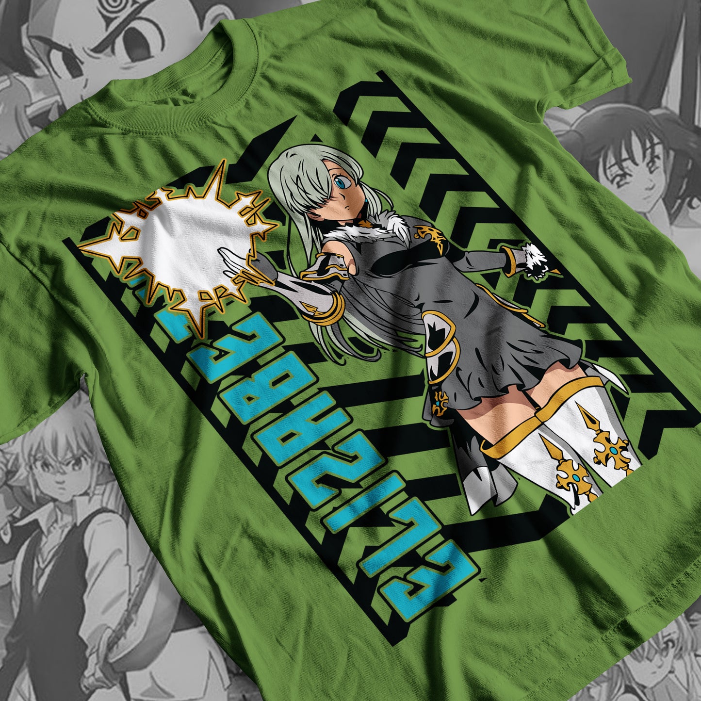 7 Deadly Sins Goddess - Elizabeth Liones 03 Premium Anime Design, High Quality DTF Print, 100% Cotton Shirt