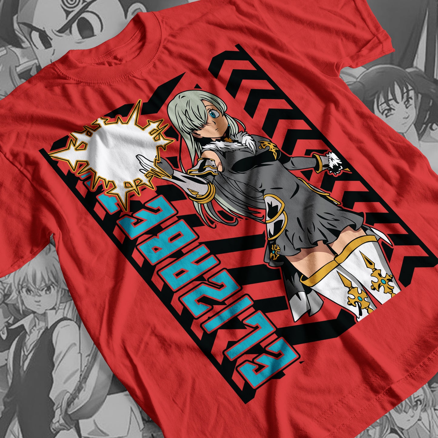 7 Deadly Sins Goddess - Elizabeth Liones 03 Premium Anime Design, High Quality DTF Print, 100% Cotton Shirt