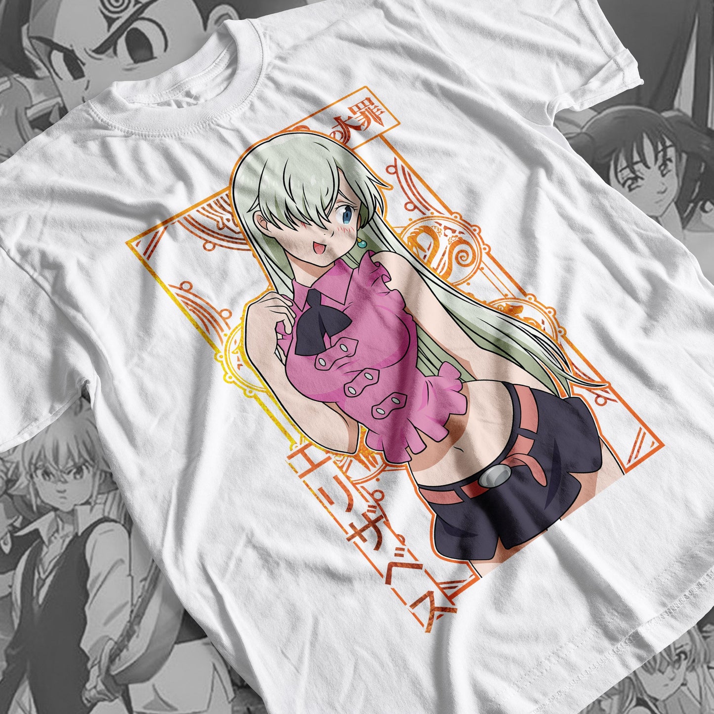 7 Deadly Sins Goddess - Elizabeth Liones 01 Premium Anime Design, High Quality DTF Print, 100% Cotton Shirt