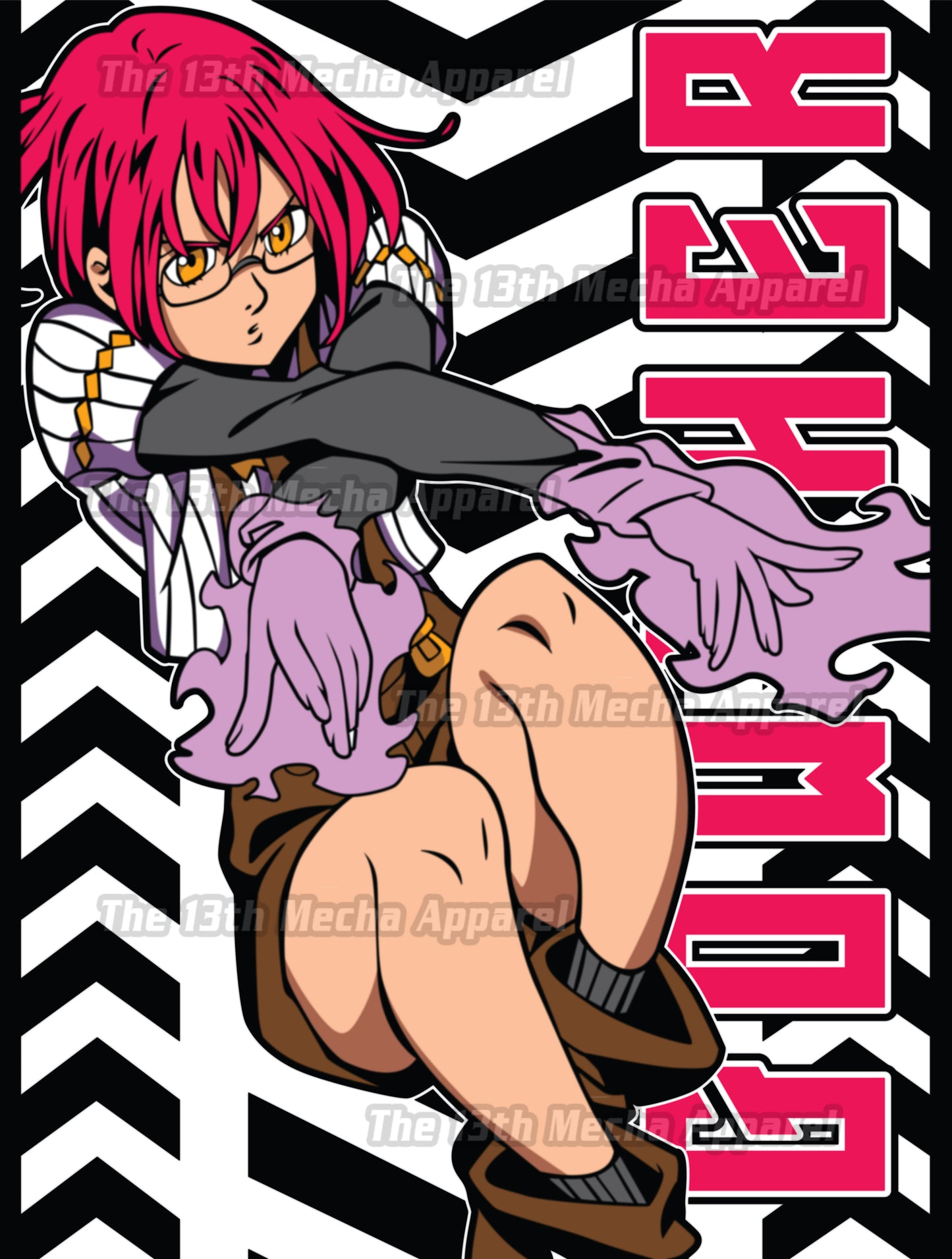 7 Deadly Sins Goat Sin of Lust - Gowther 03 Premium Anime Design, High Quality DTF Print, 100% Cotton Shirt