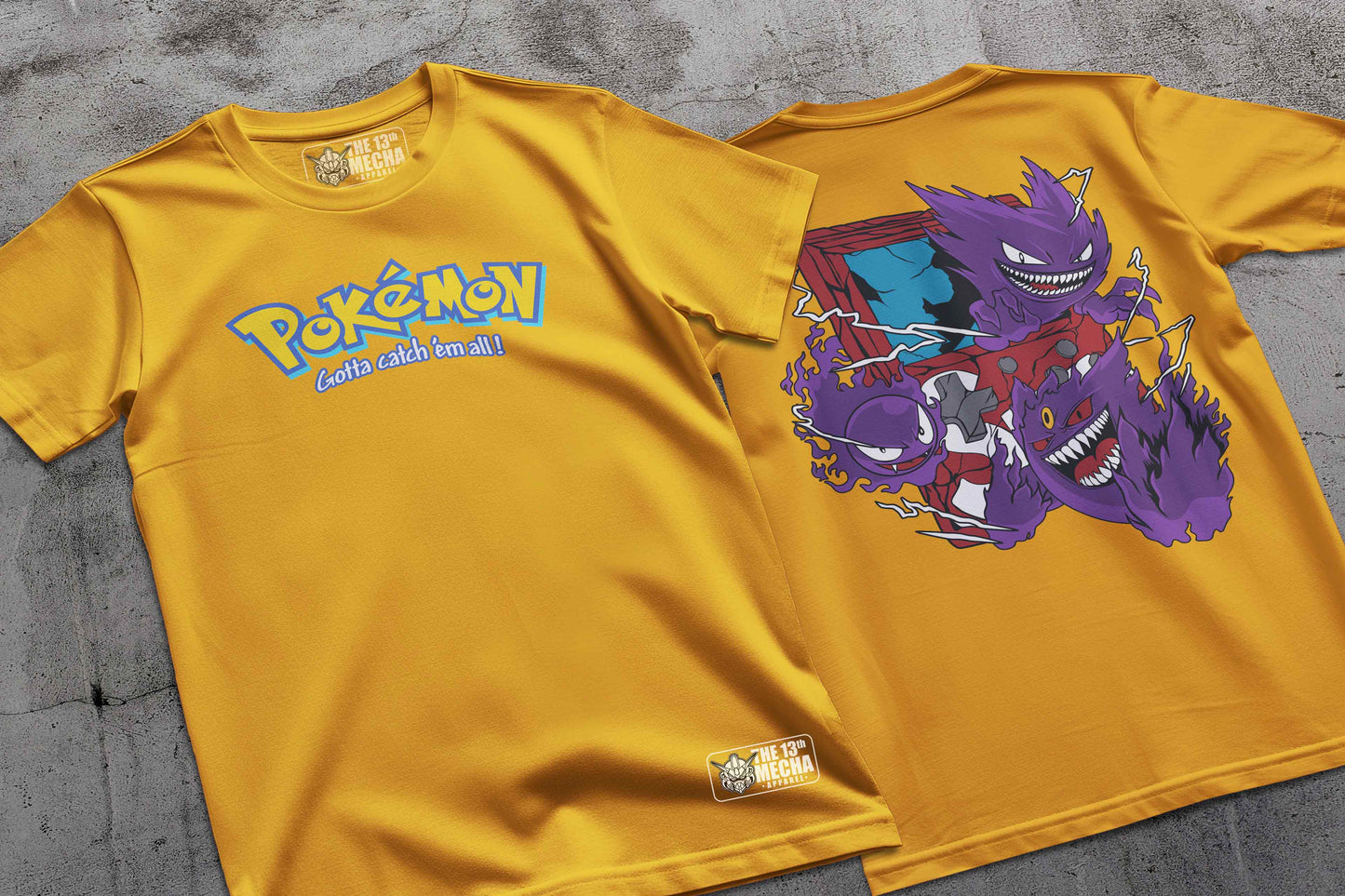 Pokemon - Gengar 03 Premium Anime Design, High Quality DTF Print, 100% Cotton Shirt