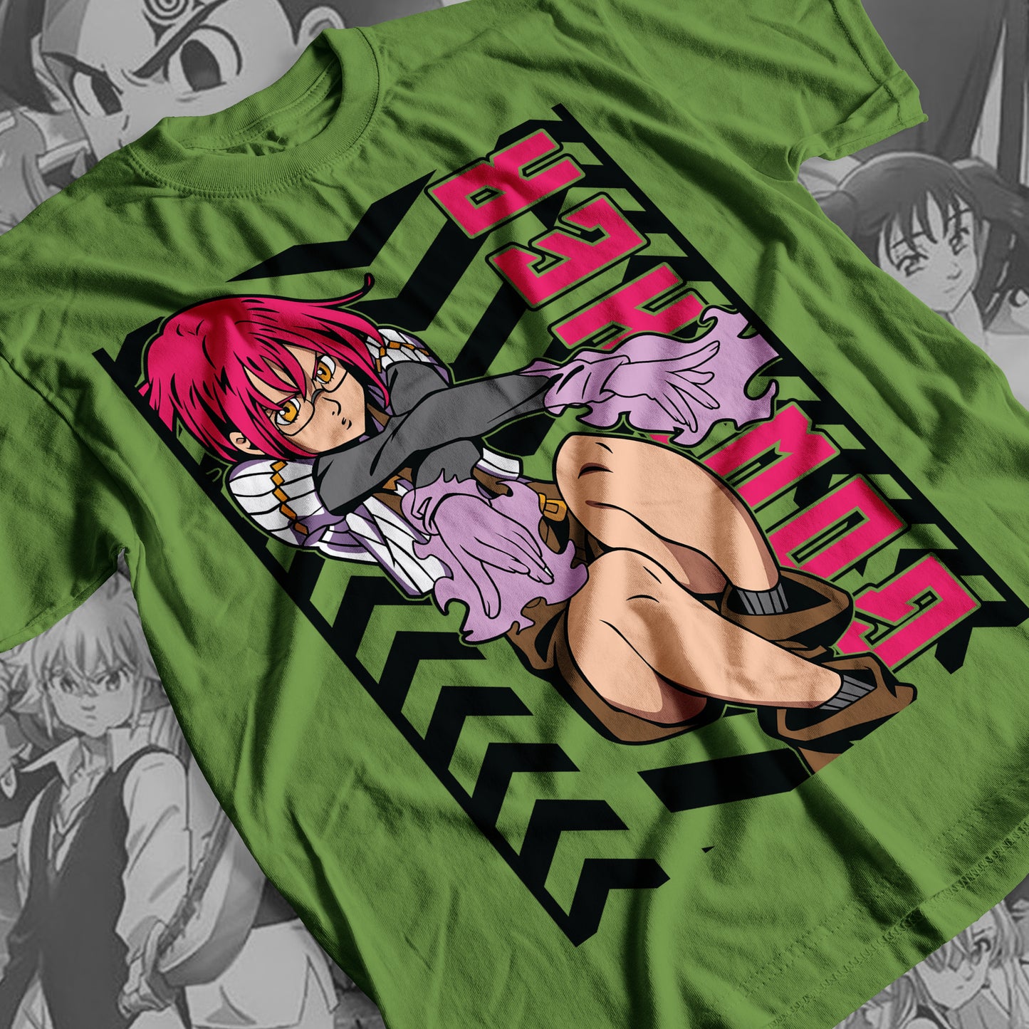 7 Deadly Sins Goat Sin of Lust - Gowther 03 Premium Anime Design, High Quality DTF Print, 100% Cotton Shirt