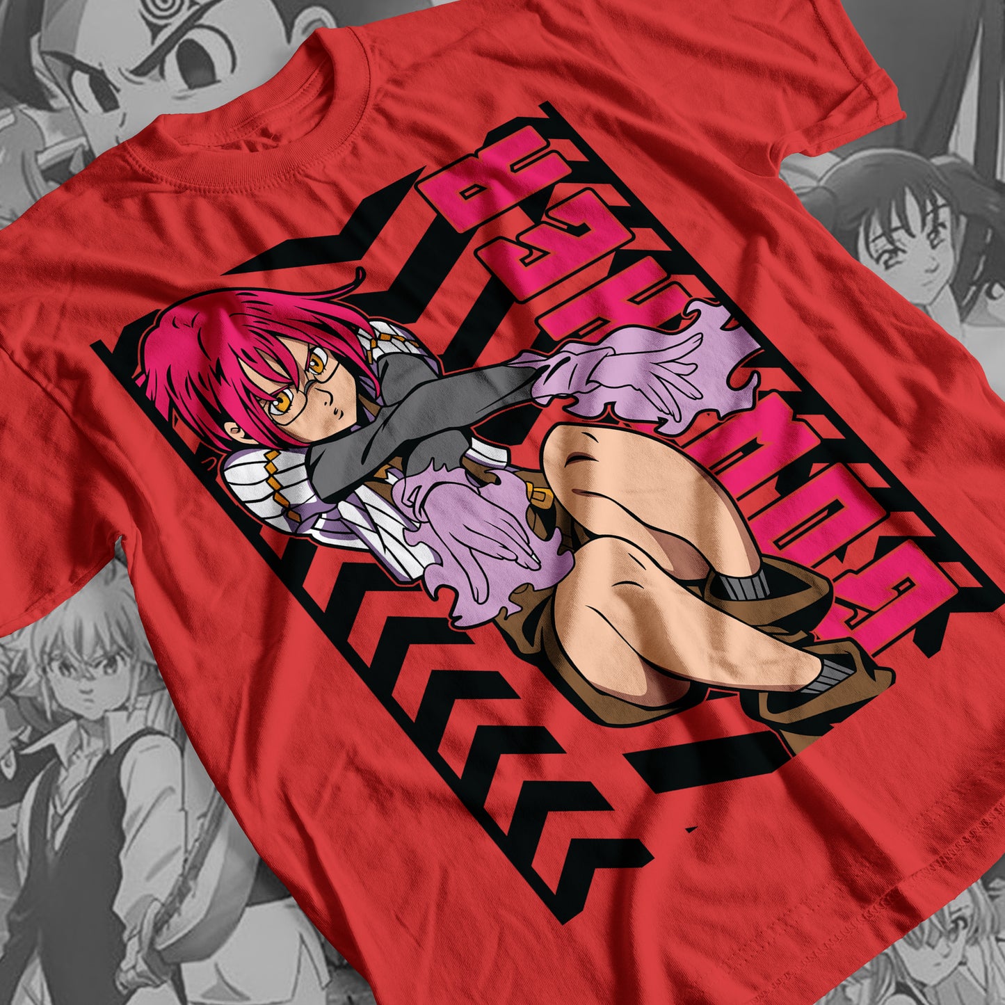 7 Deadly Sins Goat Sin of Lust - Gowther 03 Premium Anime Design, High Quality DTF Print, 100% Cotton Shirt