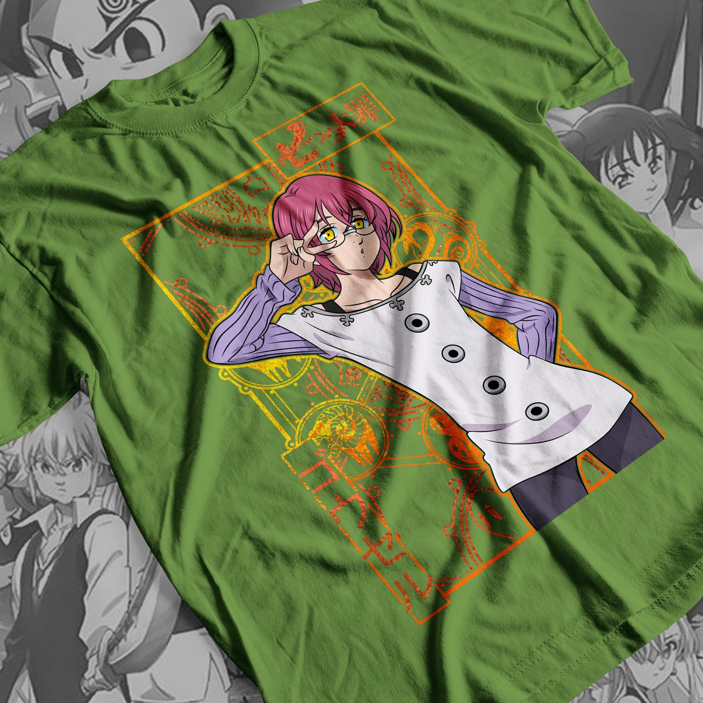 7 Deadly Sins Goat Sin of Lust - Gowther 01 Premium Anime Design, High Quality DTF Print, 100% Cotton Shirt