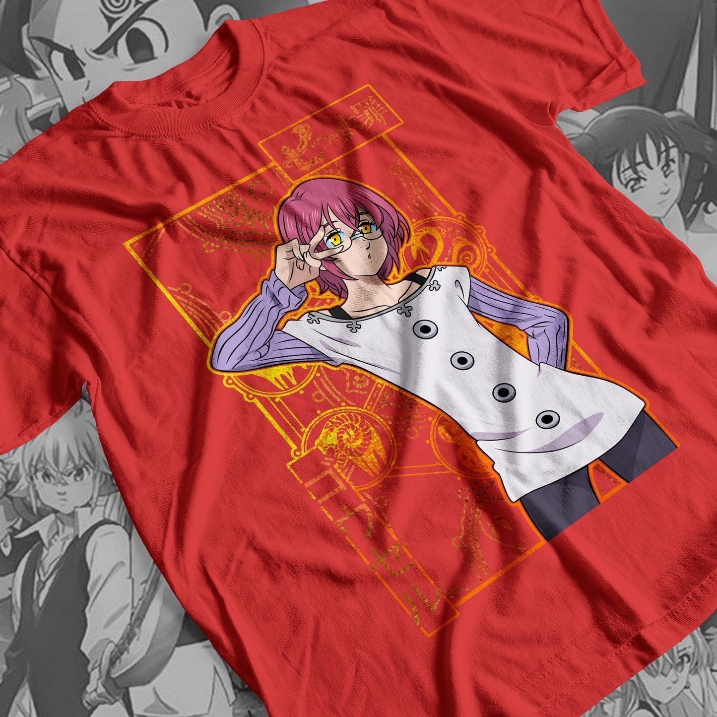 7 Deadly Sins Goat Sin of Lust - Gowther 01 Premium Anime Design, High Quality DTF Print, 100% Cotton Shirt