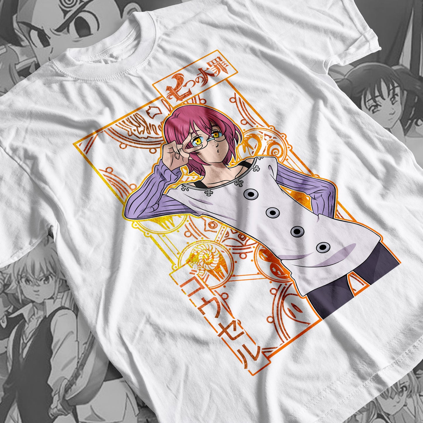 7 Deadly Sins Goat Sin of Lust - Gowther 01 Premium Anime Design, High Quality DTF Print, 100% Cotton Shirt
