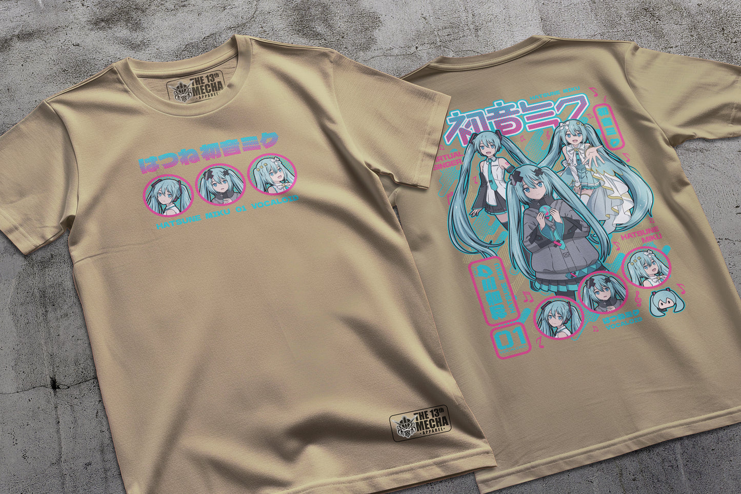 VOCALOID Synthesizer - Hatsune Miku 01 Premium Anime Design, High Quality DTF Print, 100% Cotton Shirt