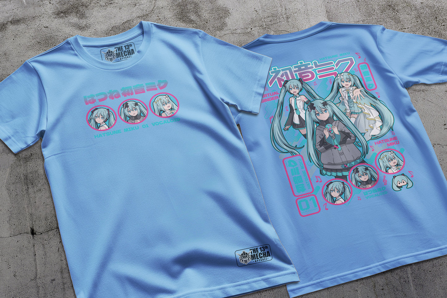 VOCALOID Synthesizer - Hatsune Miku 01 Premium Anime Design, High Quality DTF Print, 100% Cotton Shirt