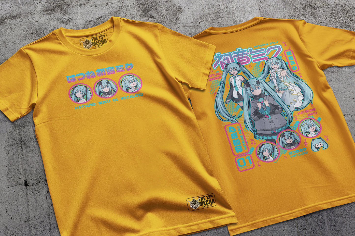 VOCALOID Synthesizer - Hatsune Miku 01 Premium Anime Design, High Quality DTF Print, 100% Cotton Shirt